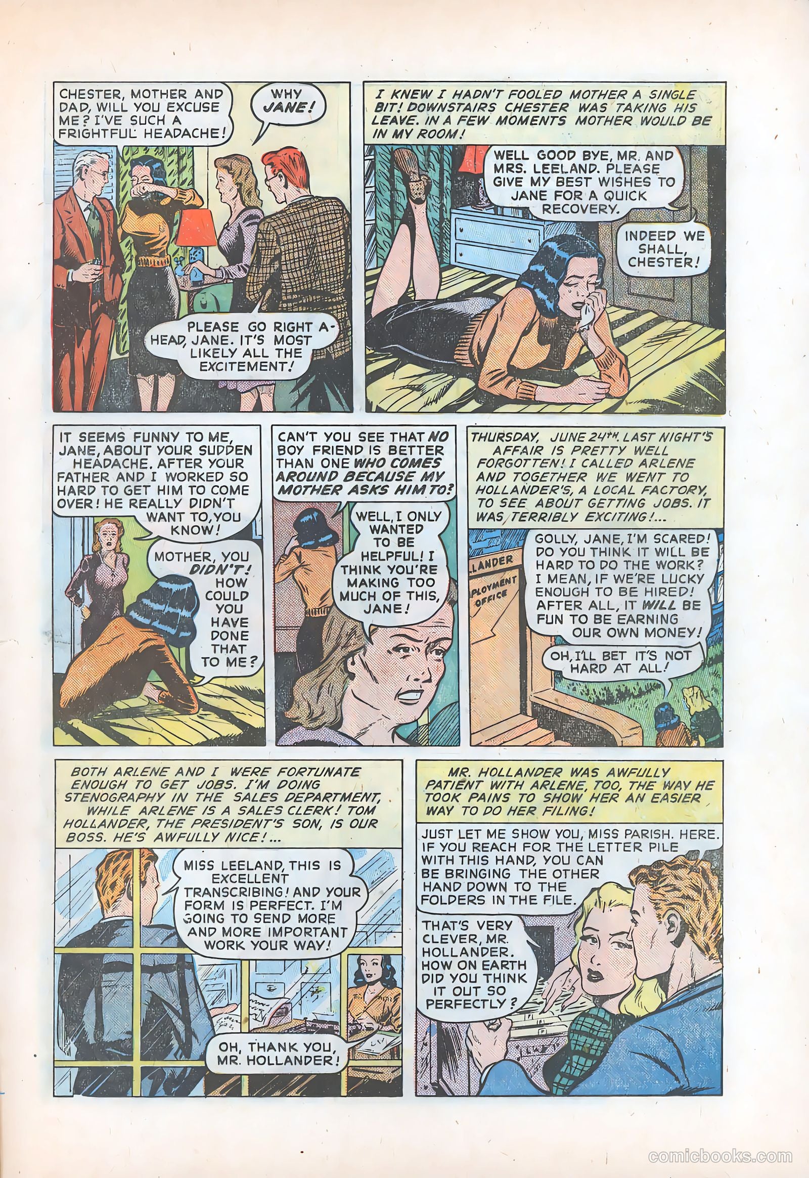 Pictorial Romances #6 — page 25 of 36