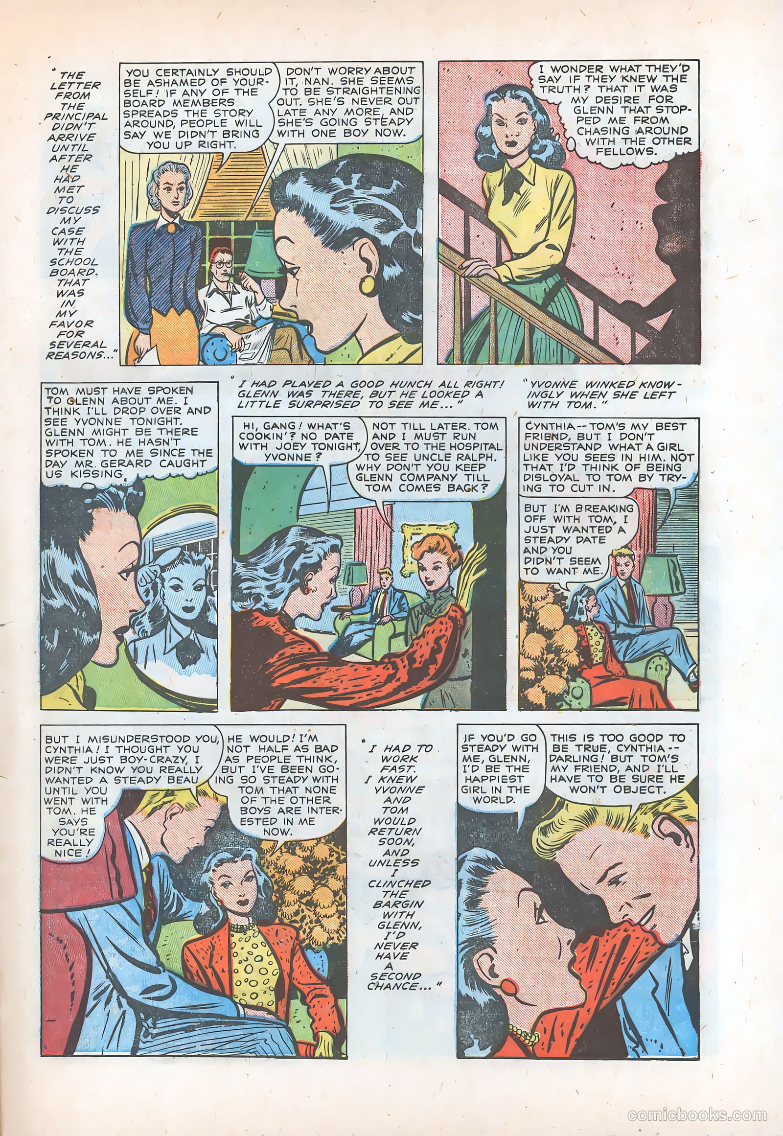 Pictorial Romances #6 — page 33 of 36