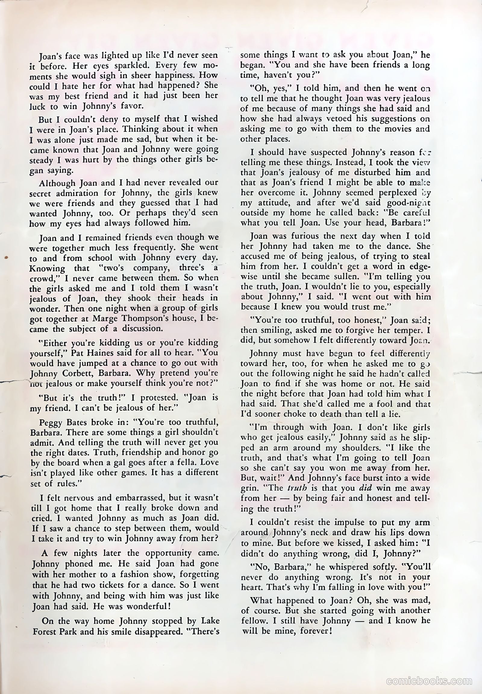 Pictorial Romances #6 — page 35 of 36