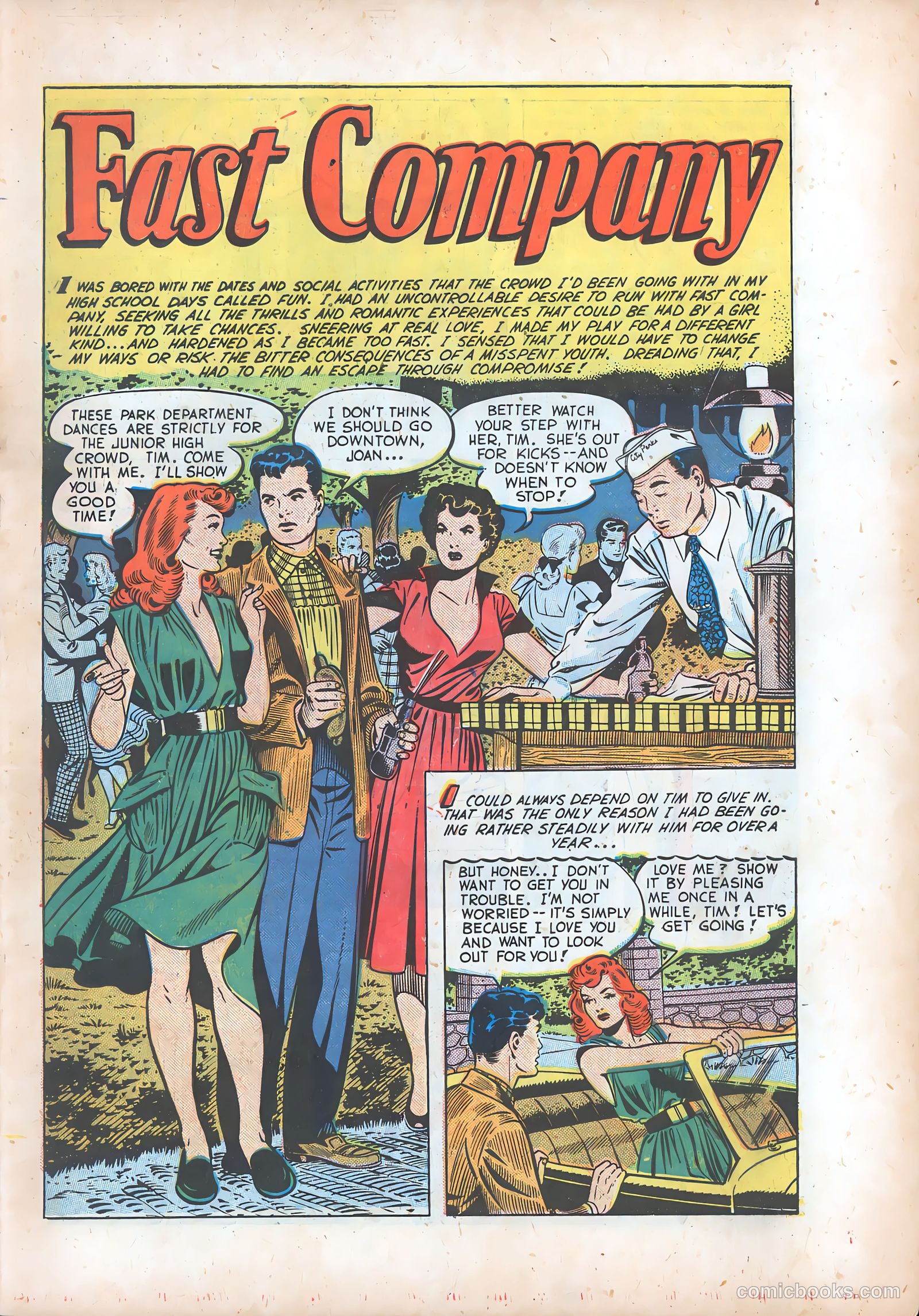 Pictorial Romances #7 — page 4 of 37