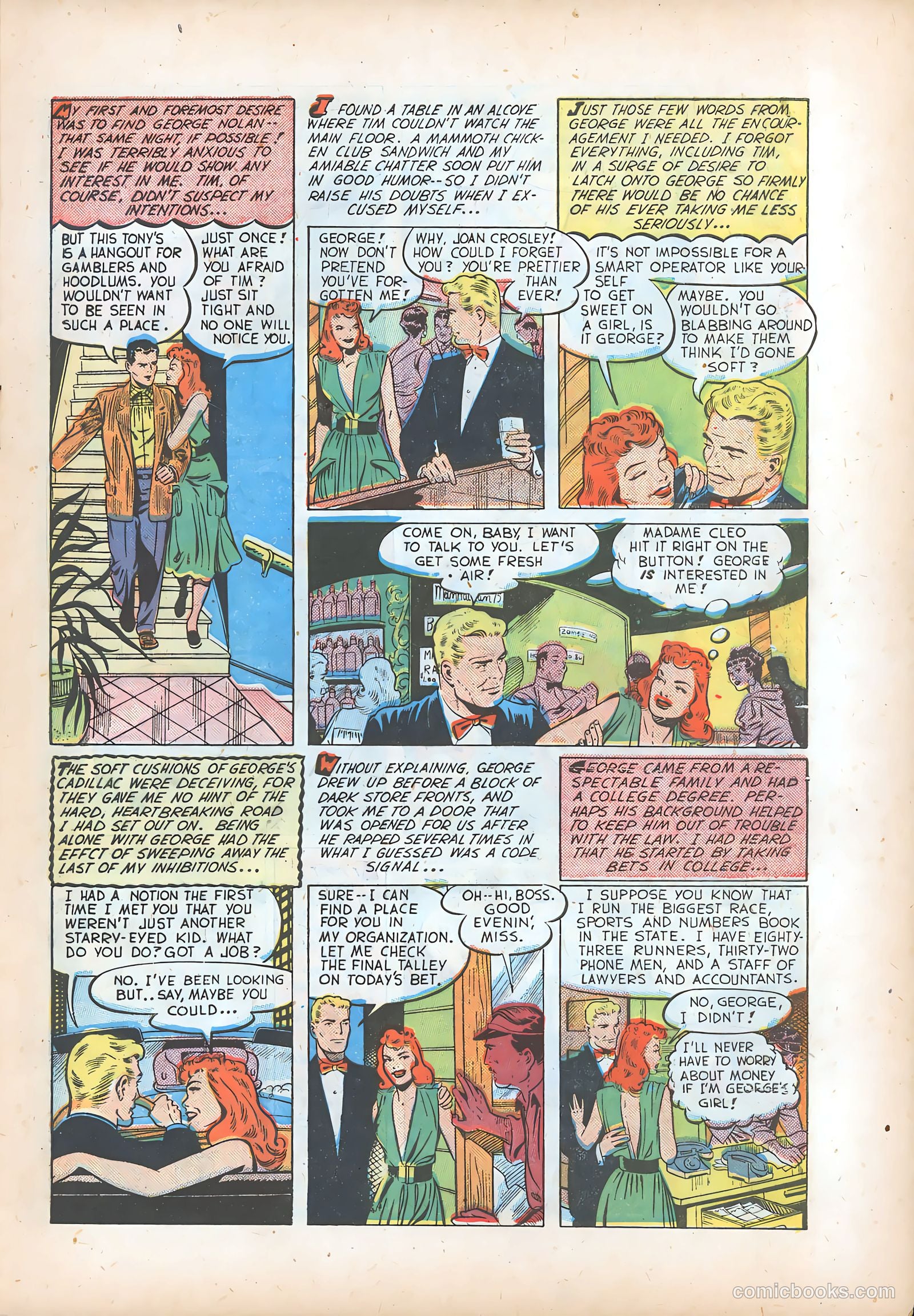 Pictorial Romances #7 — page 6 of 37