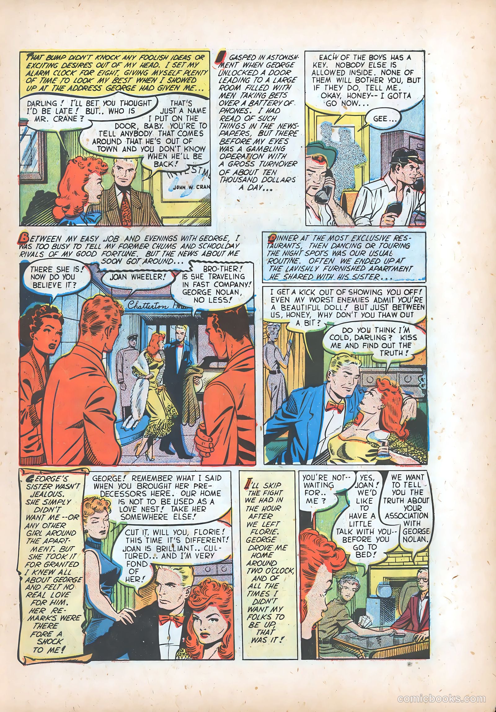 Pictorial Romances #7 — page 8 of 37