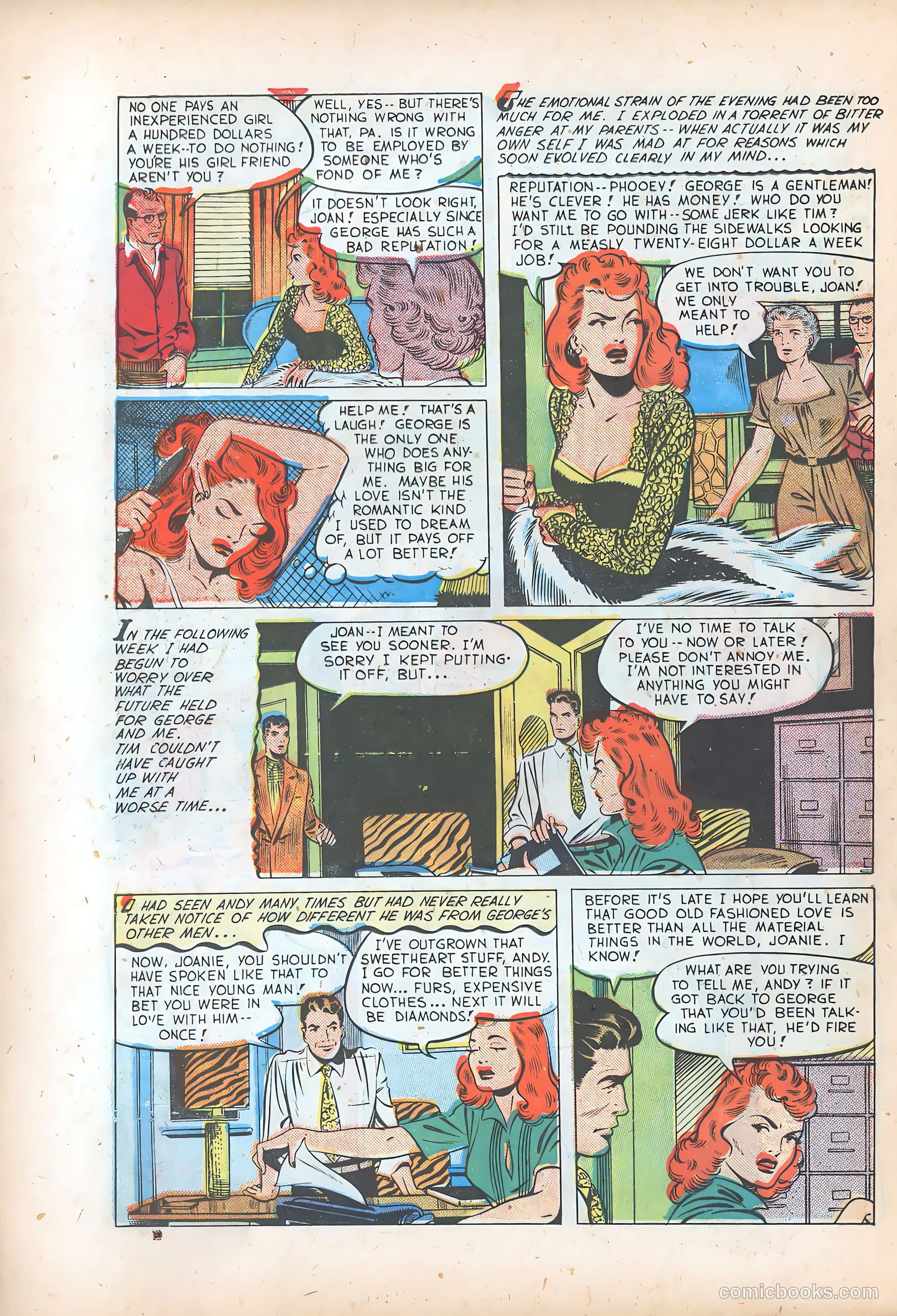 Pictorial Romances #7 — page 9 of 37