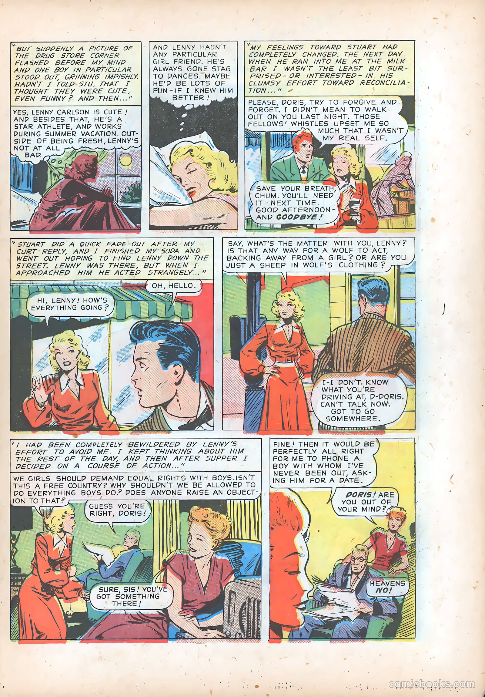Pictorial Romances #7 — page 14 of 37