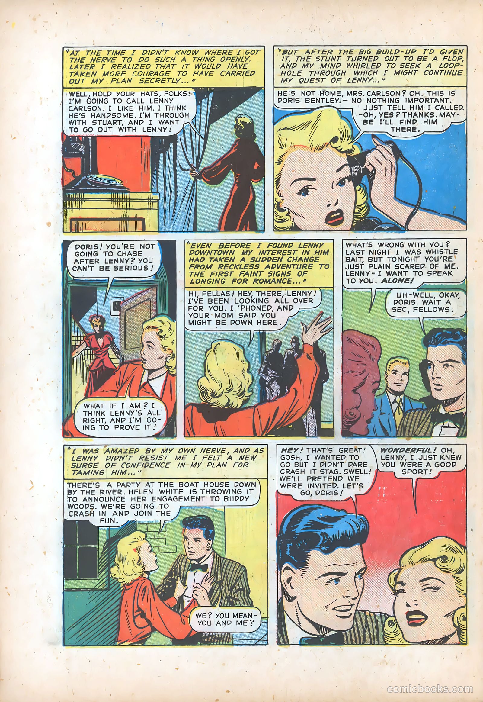 Pictorial Romances #7 — page 15 of 37