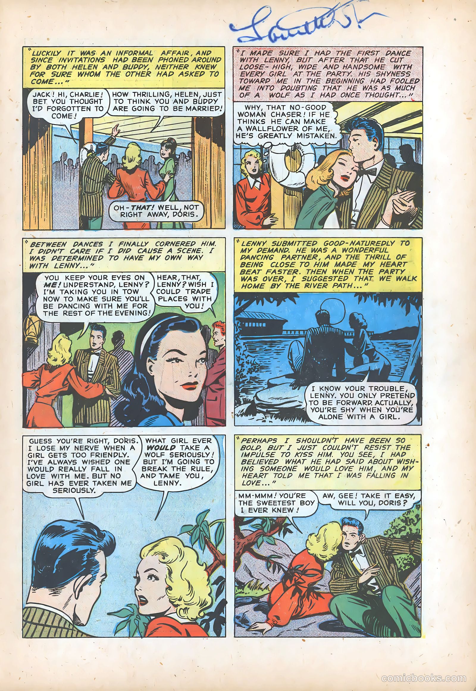 Pictorial Romances #7 — page 16 of 37