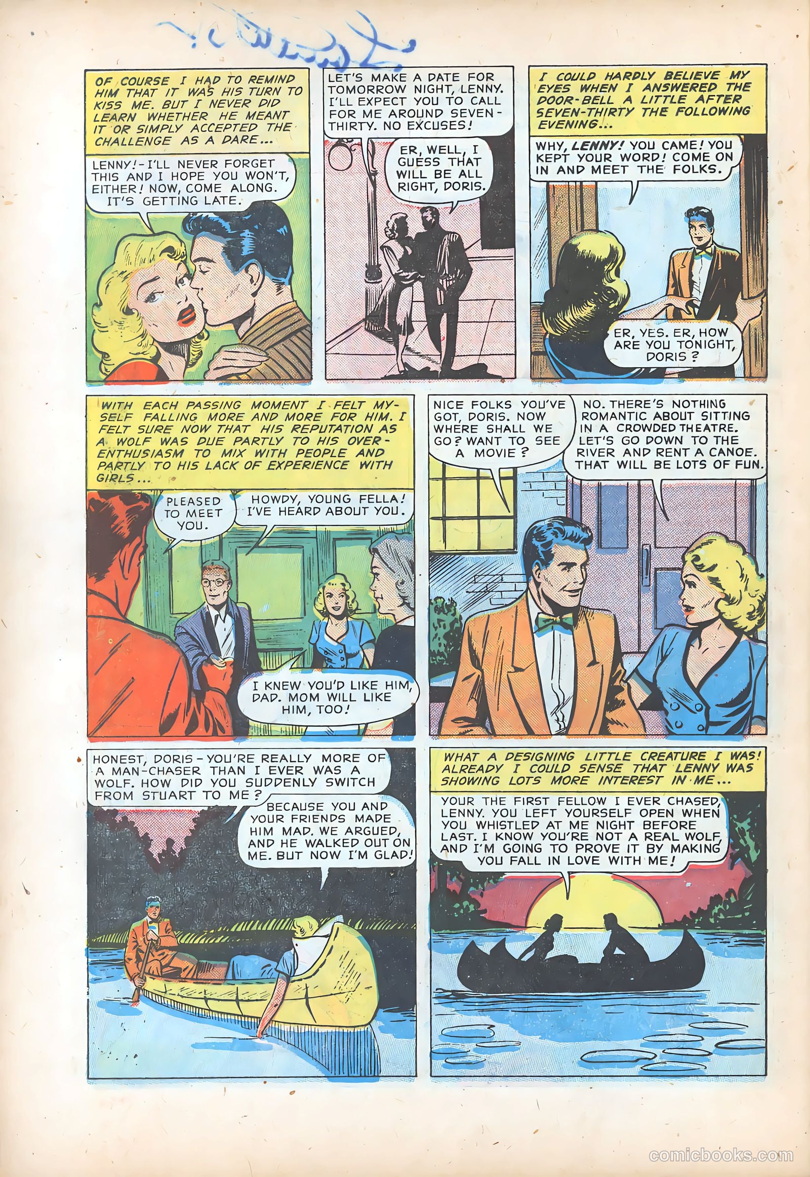Pictorial Romances #7 — page 17 of 37
