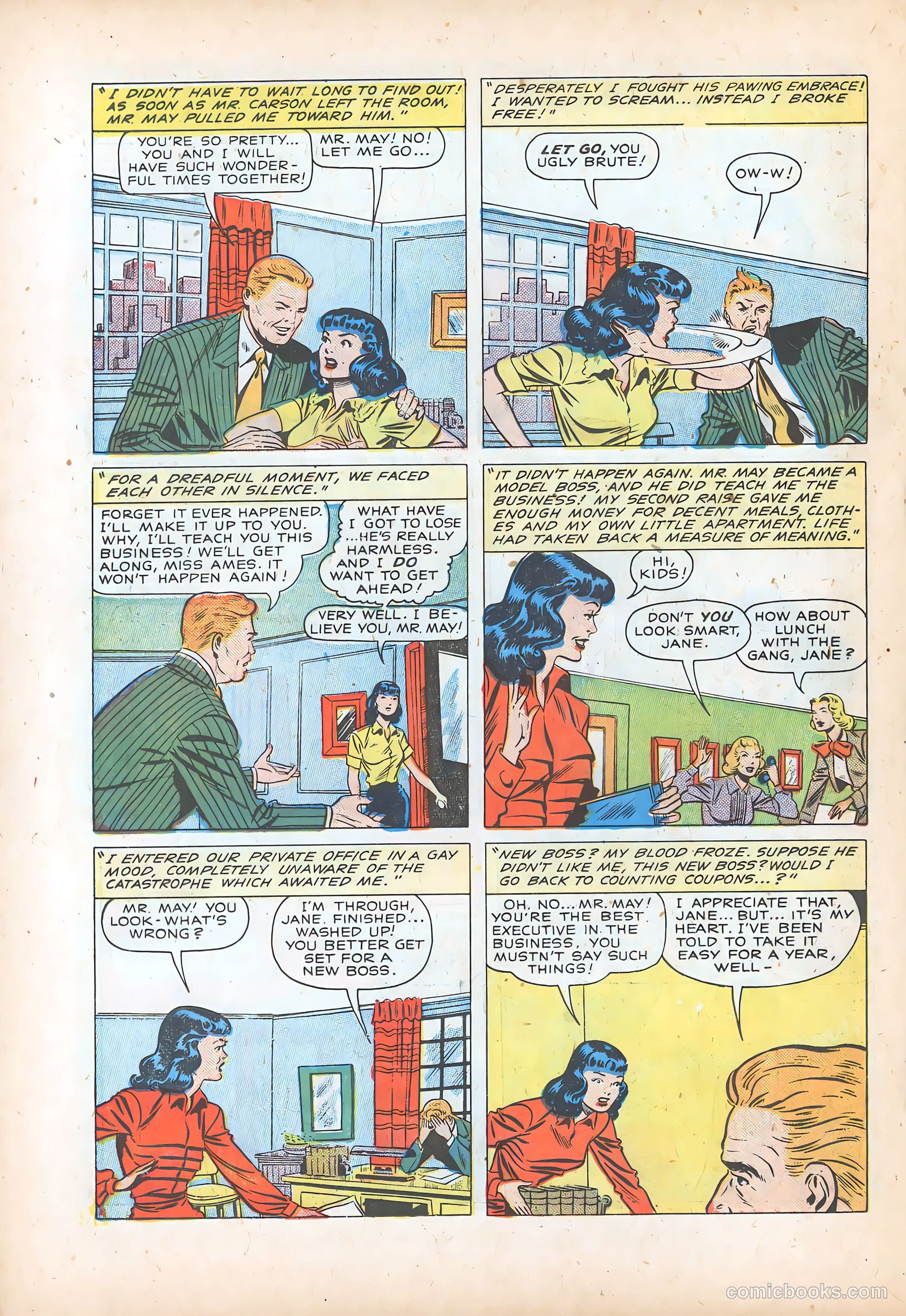 Pictorial Romances #7 — page 23 of 37