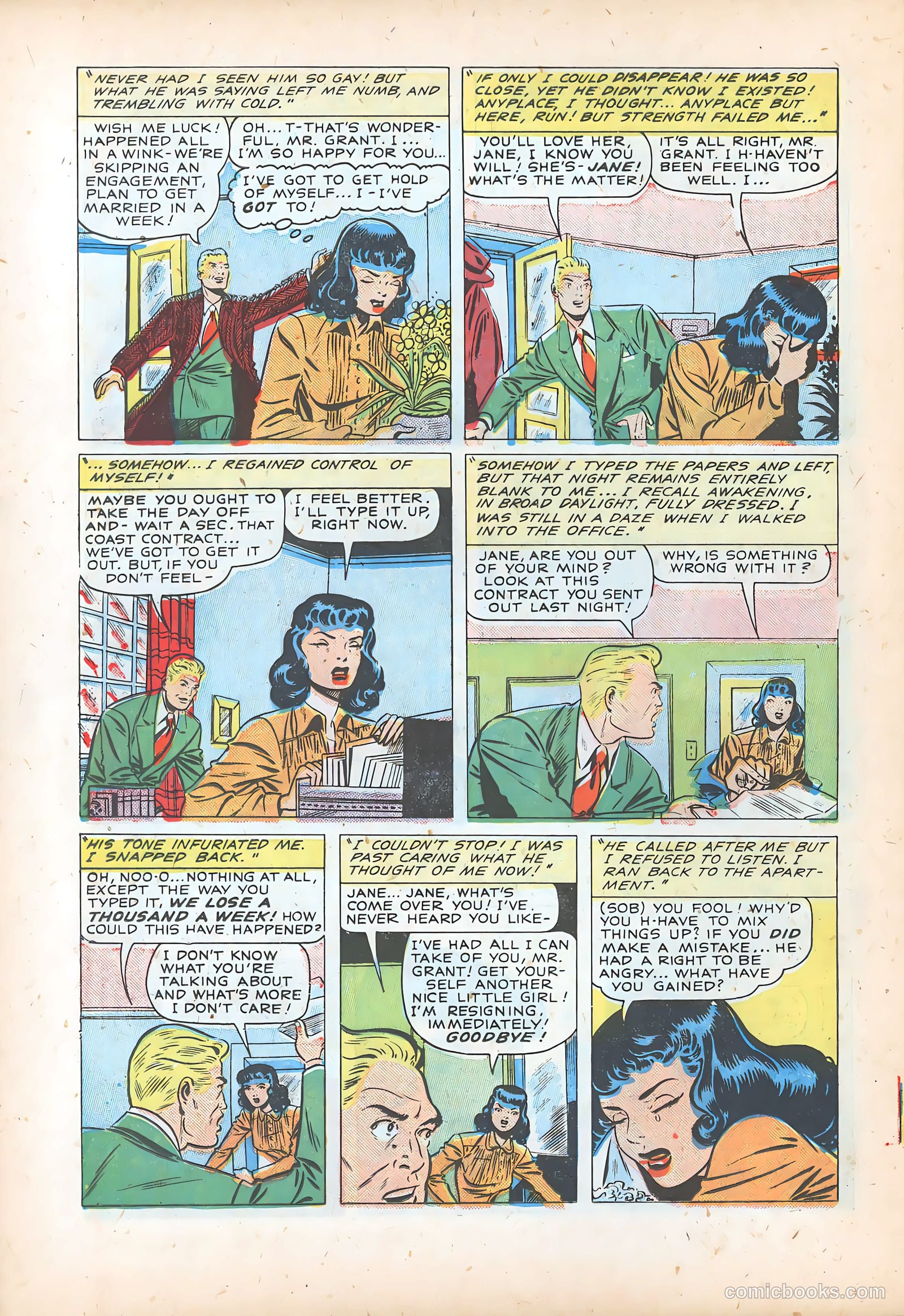 Pictorial Romances #7 — page 25 of 37