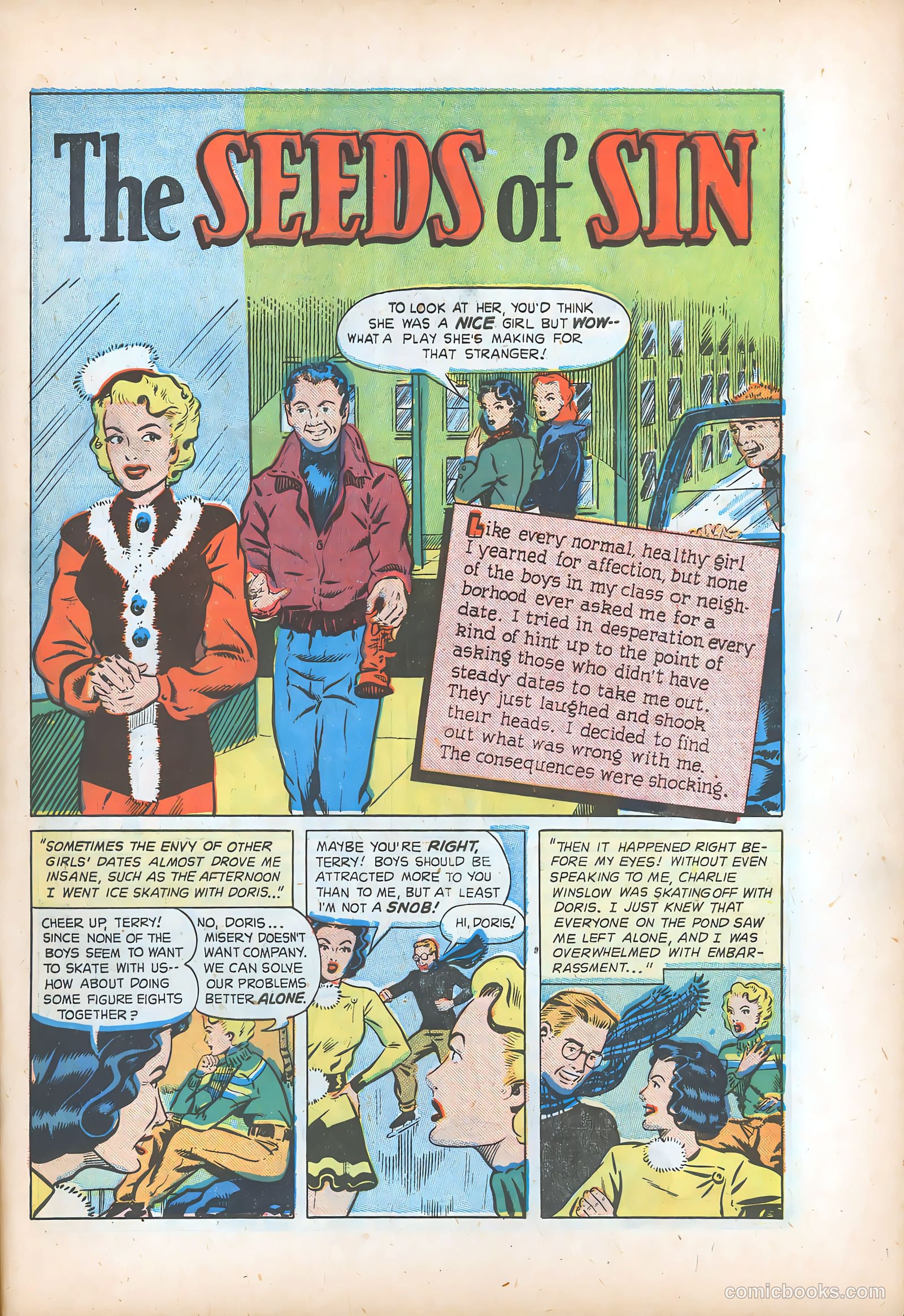 Pictorial Romances #7 — page 28 of 37
