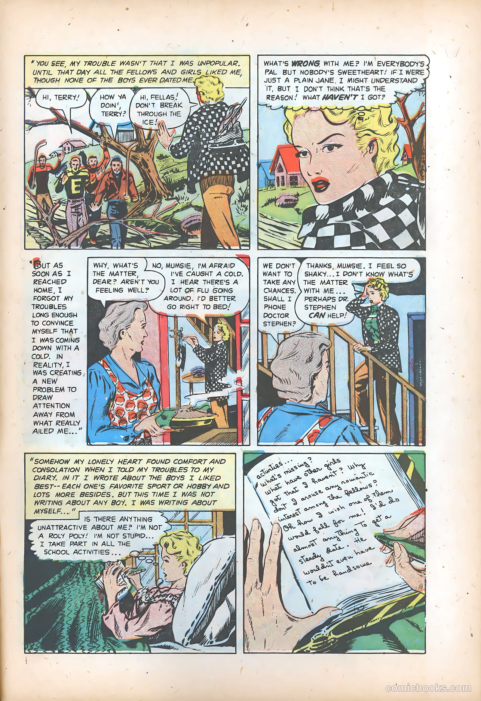Pictorial Romances #7 — page 30 of 37