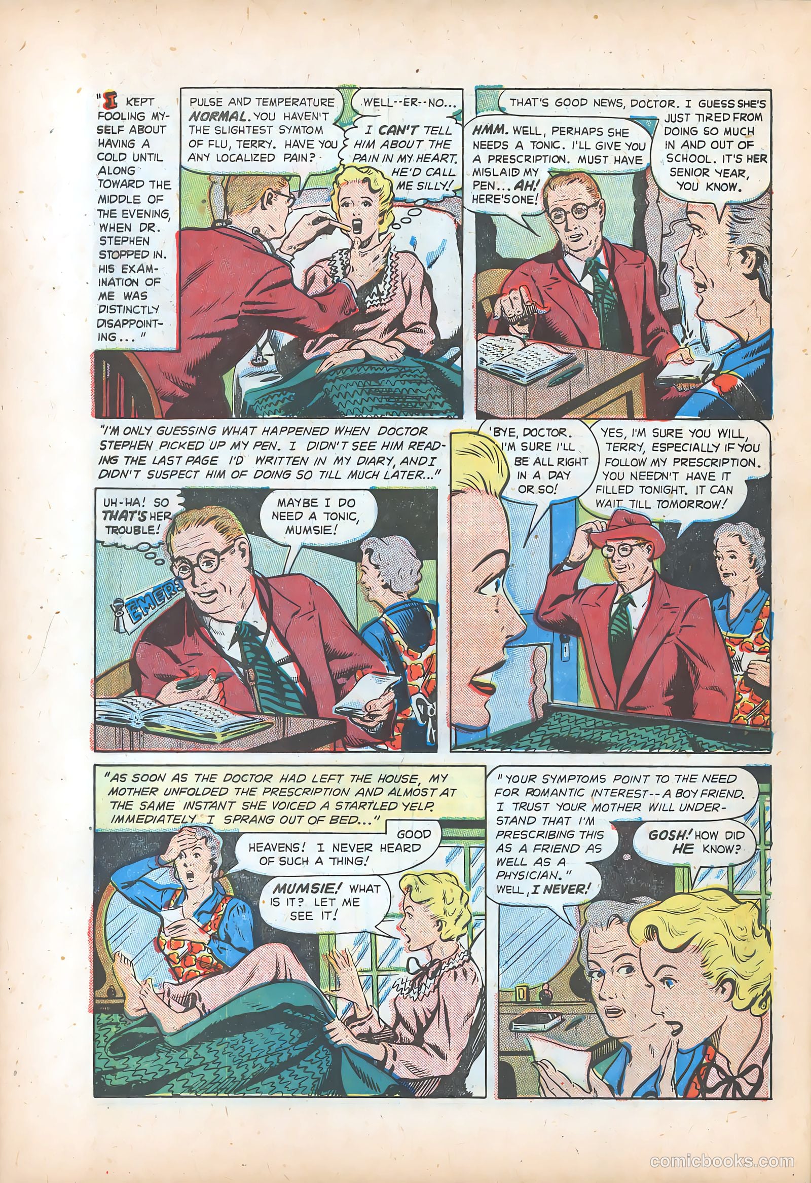 Pictorial Romances #7 — page 31 of 37