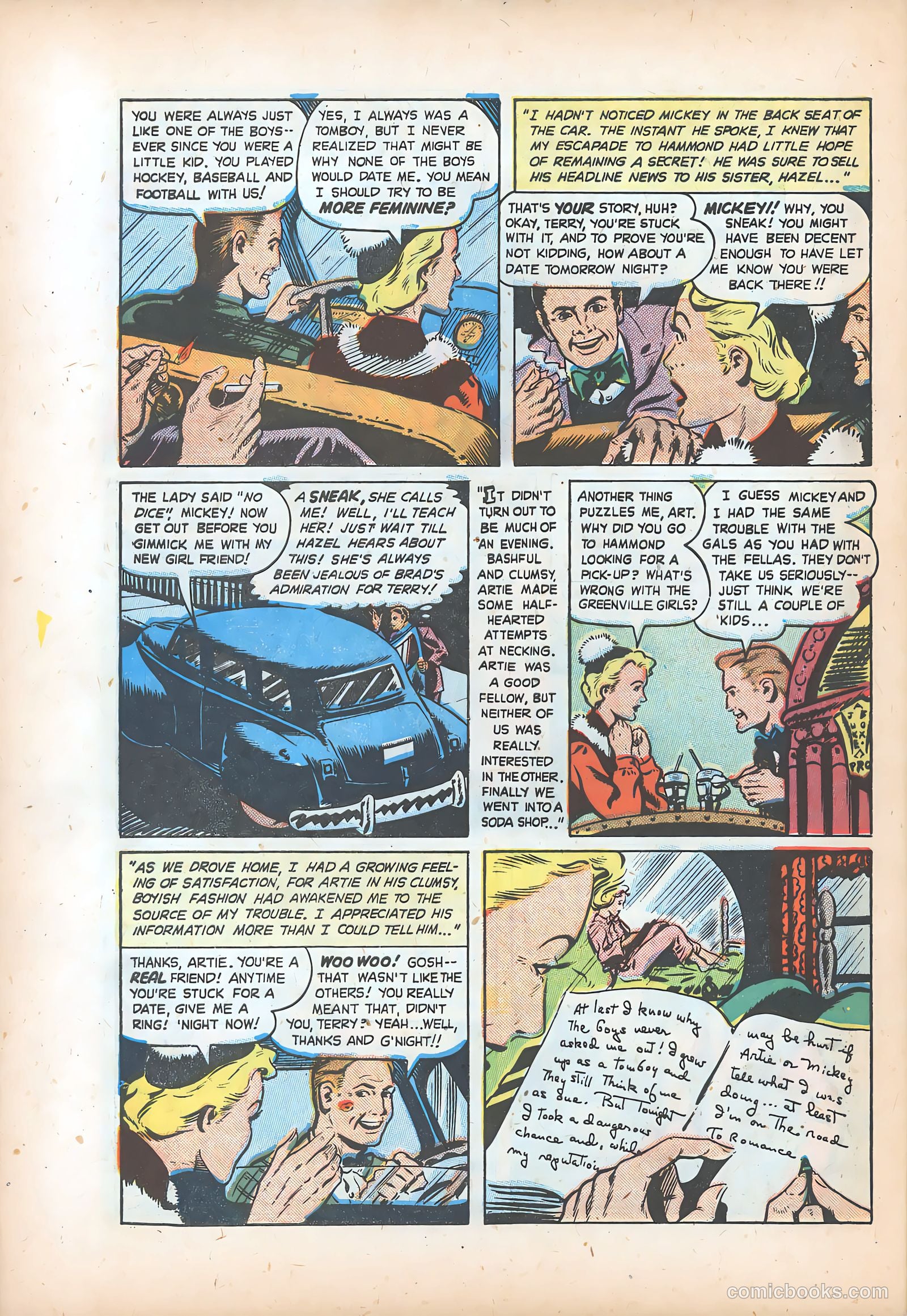 Pictorial Romances #7 — page 33 of 37