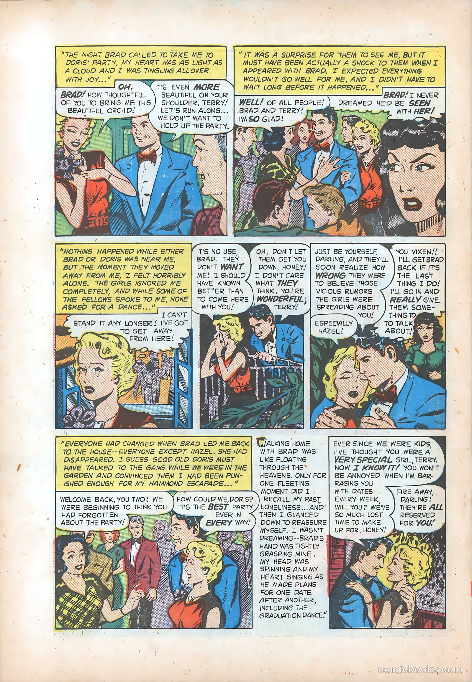 Pictorial Romances #7 — page 35 of 37