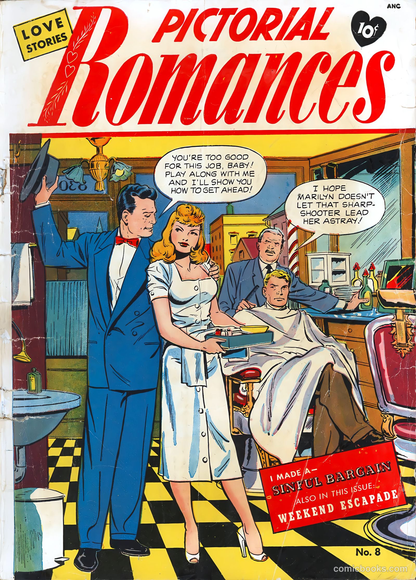 Pictorial Romances #8 — page 1 of 36