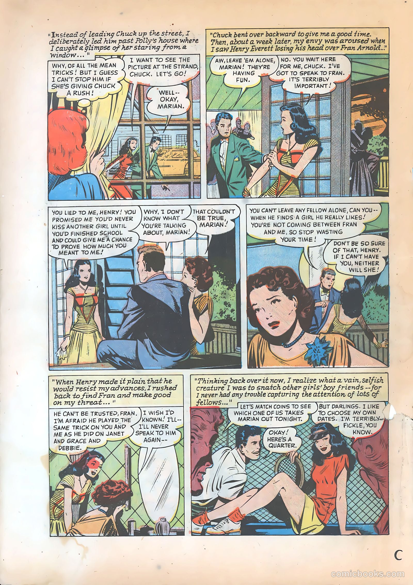 Pictorial Romances #8 — page 4 of 36