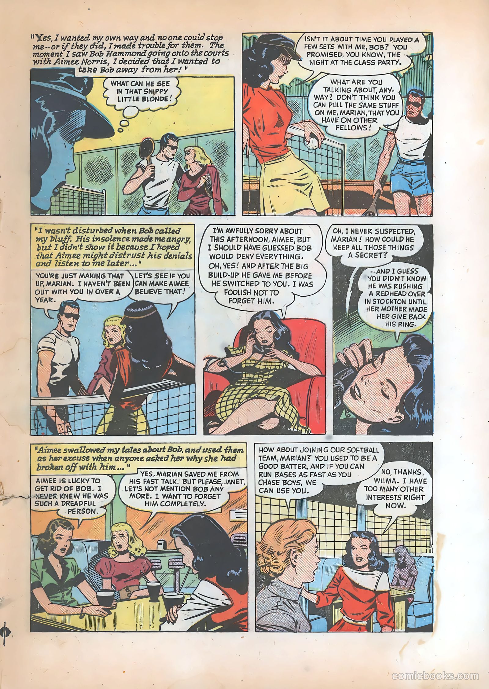 Pictorial Romances #8 — page 5 of 36