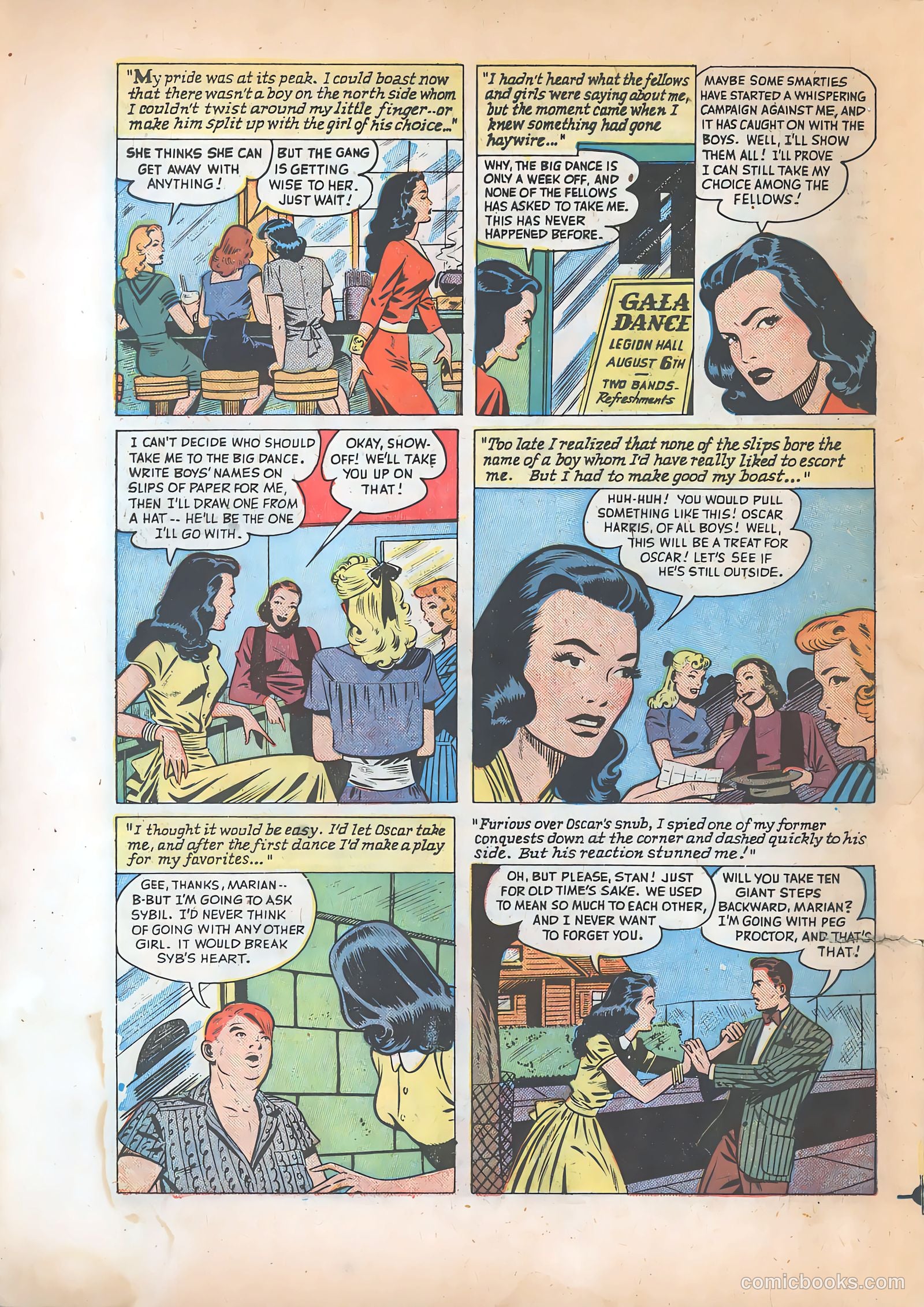 Pictorial Romances #8 — page 6 of 36