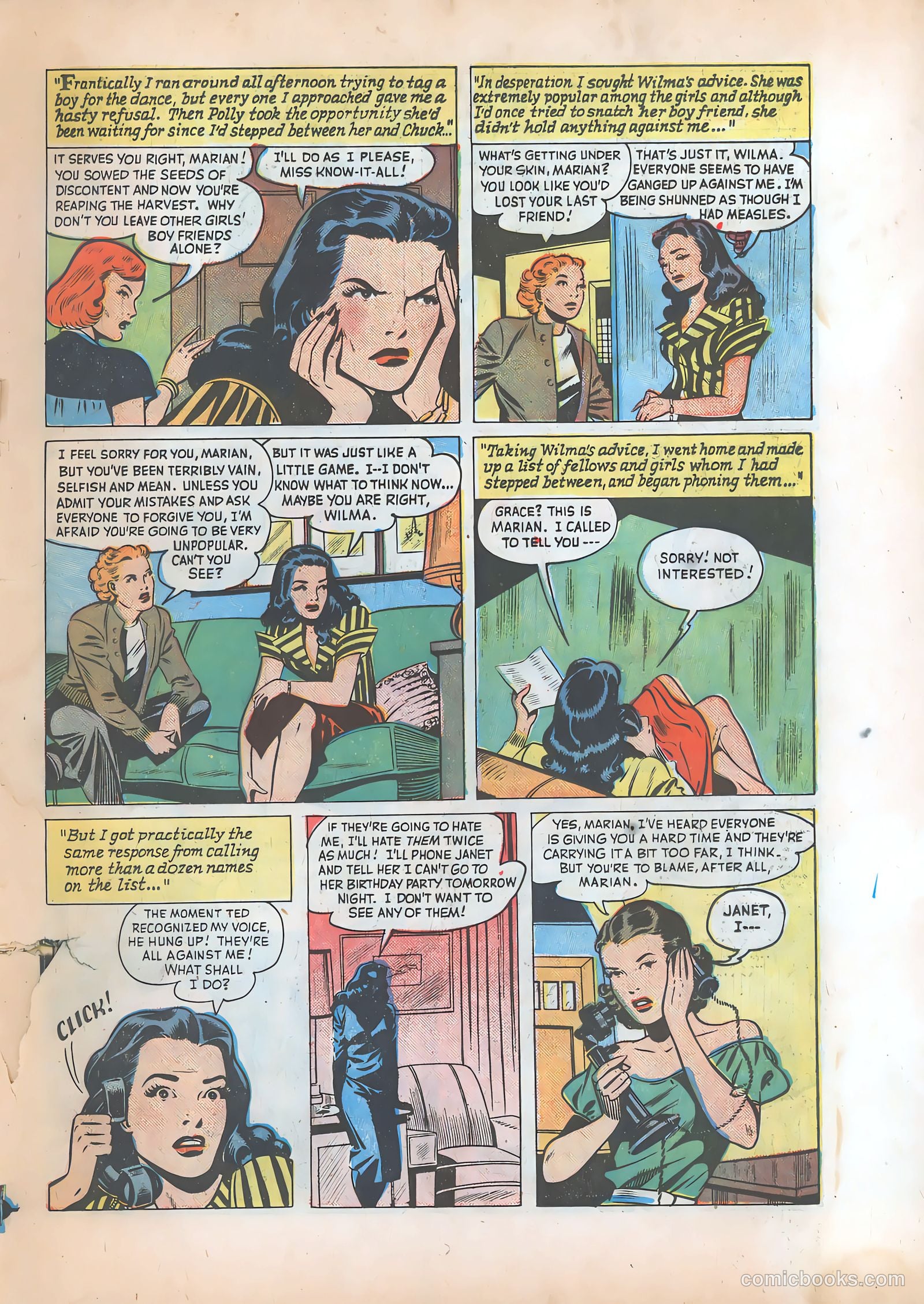 Pictorial Romances #8 — page 7 of 36