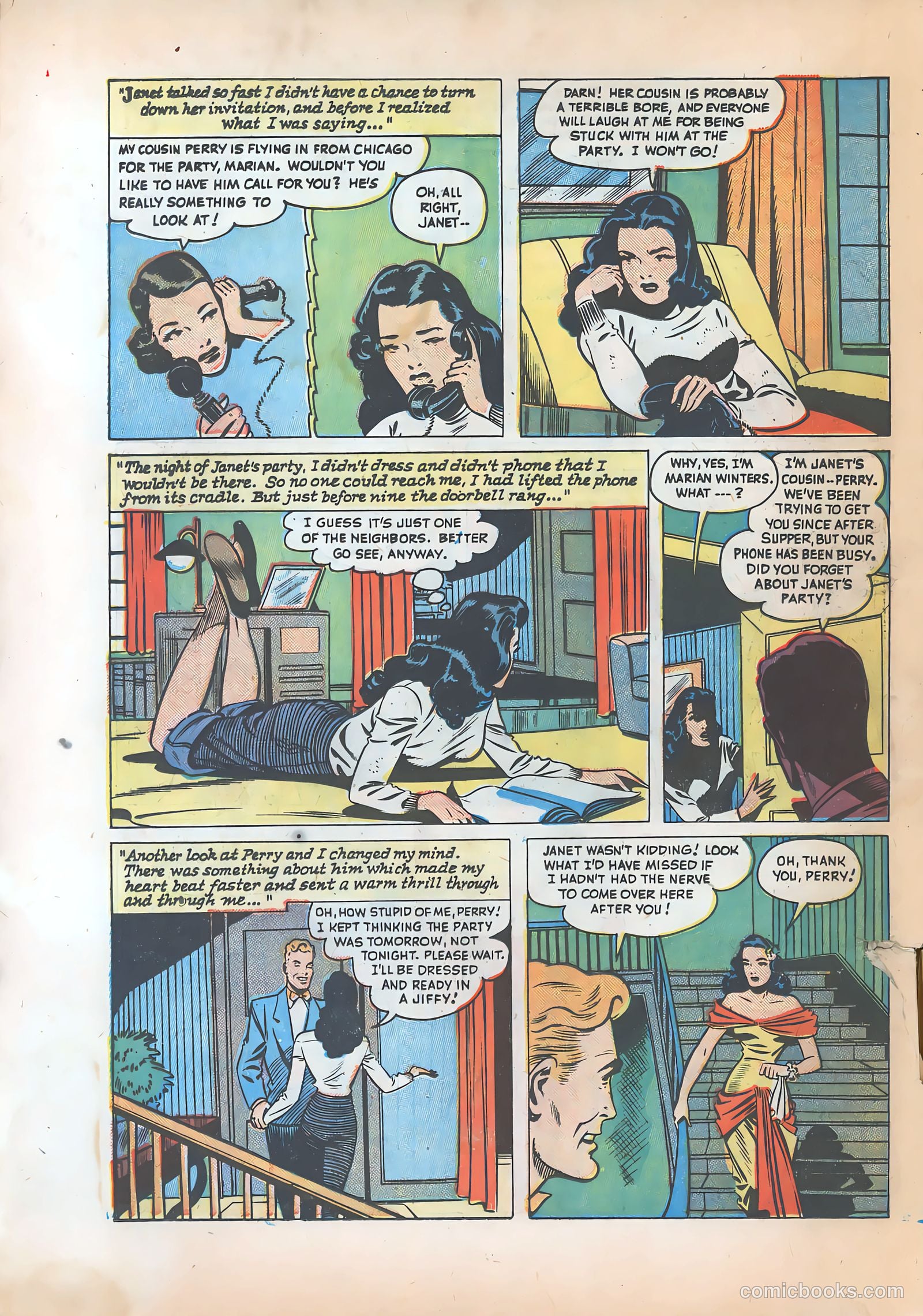 Pictorial Romances #8 — page 8 of 36