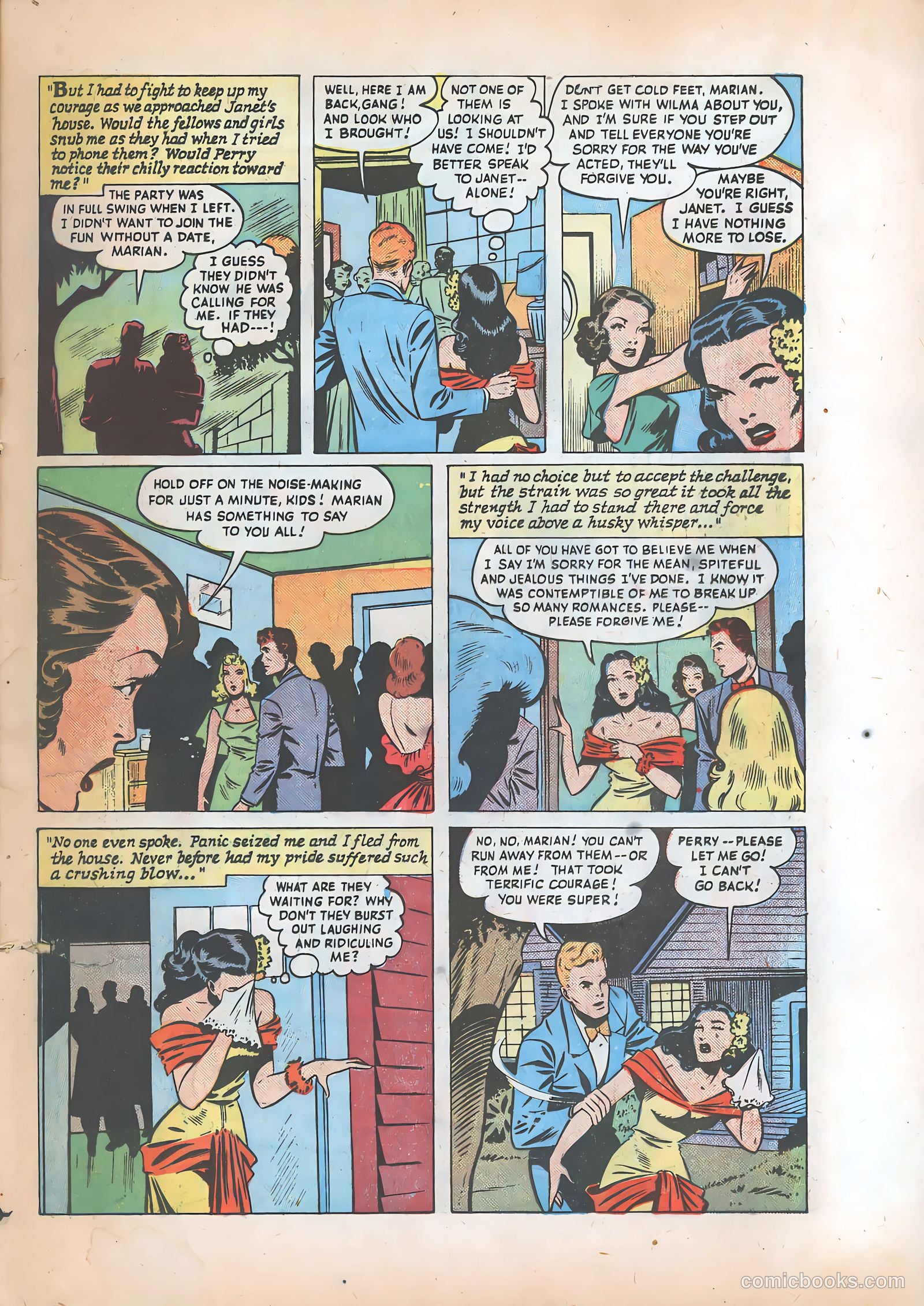 Pictorial Romances #8 — page 9 of 36