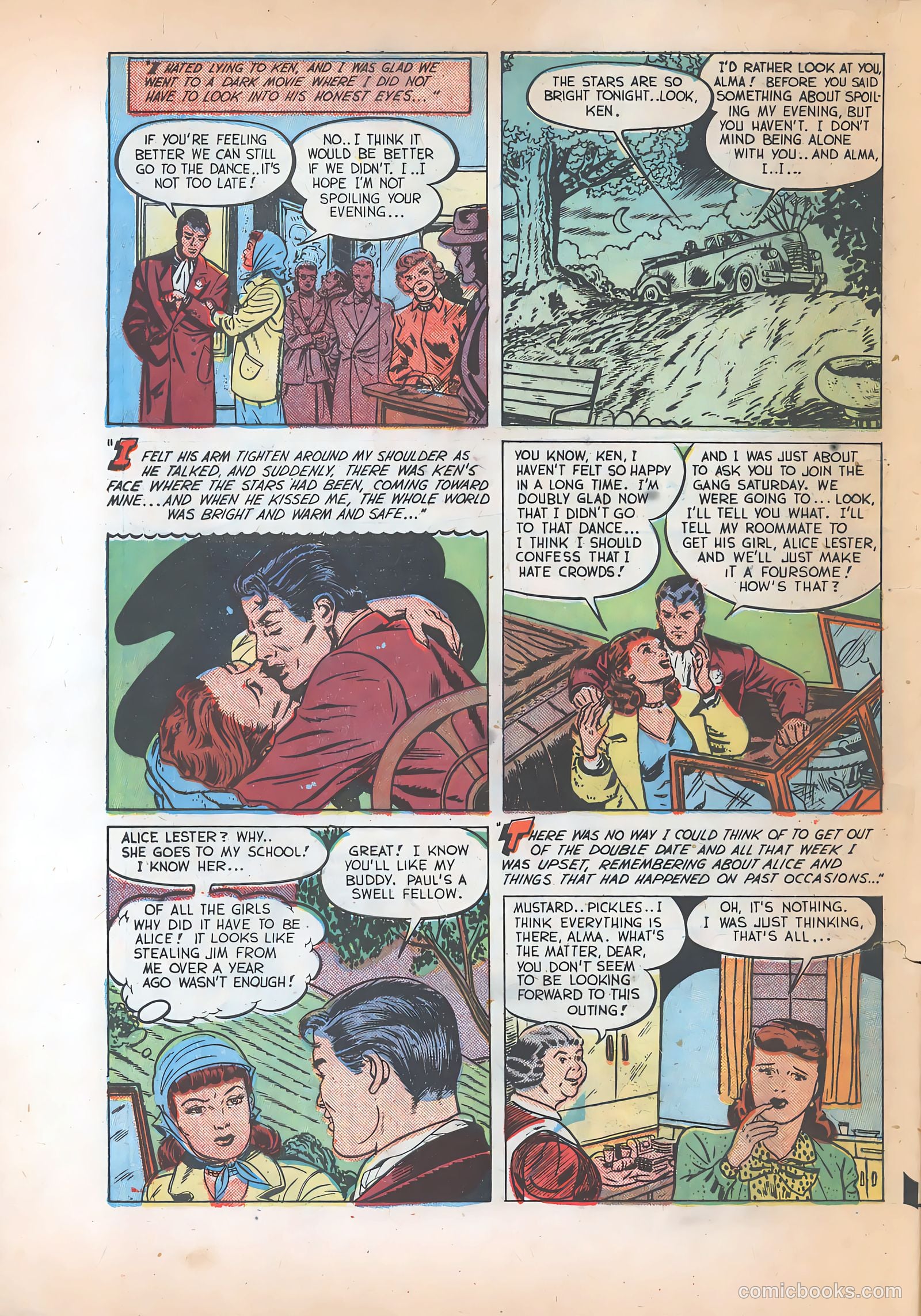 Pictorial Romances #8 — page 16 of 36