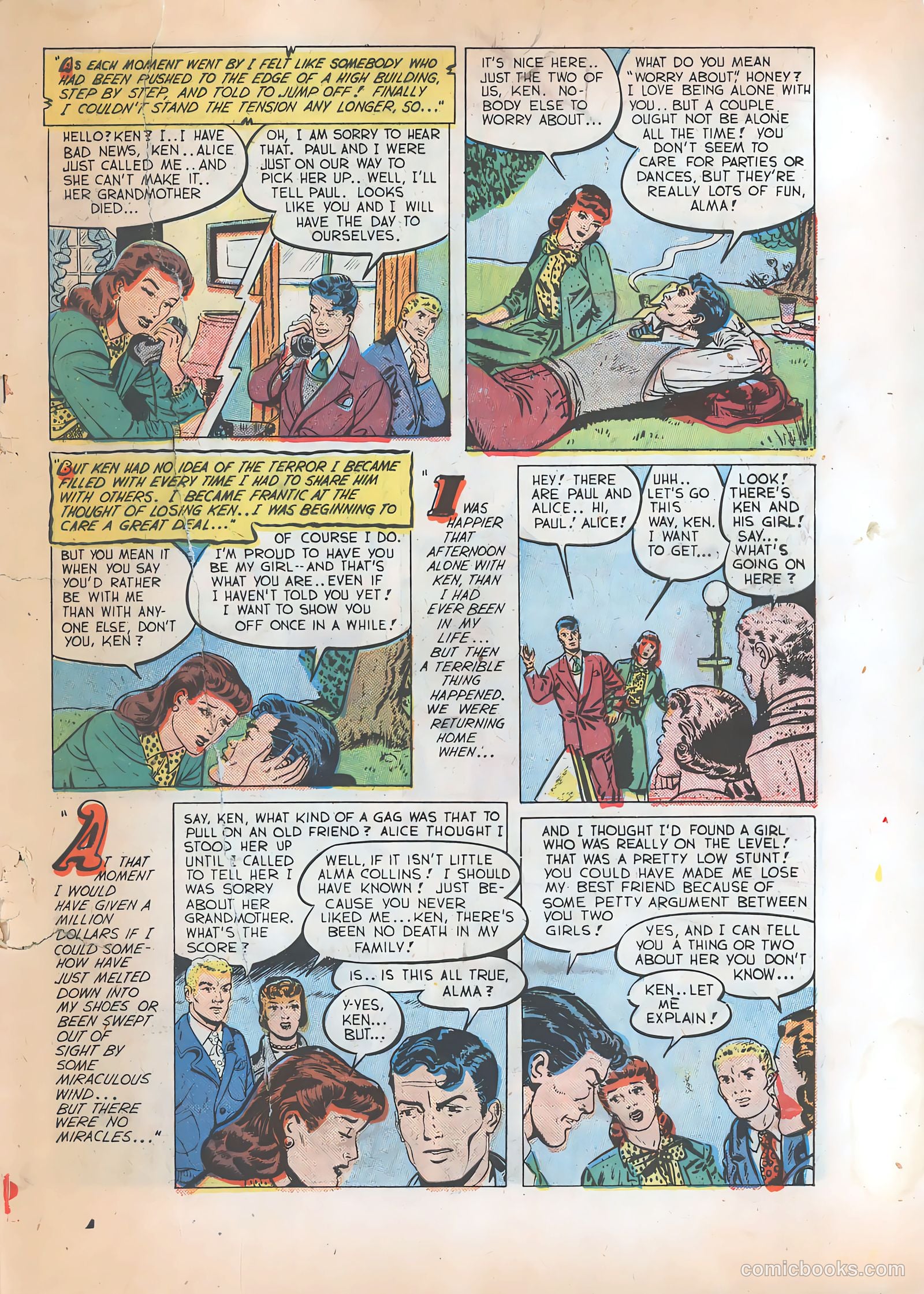 Pictorial Romances #8 — page 17 of 36
