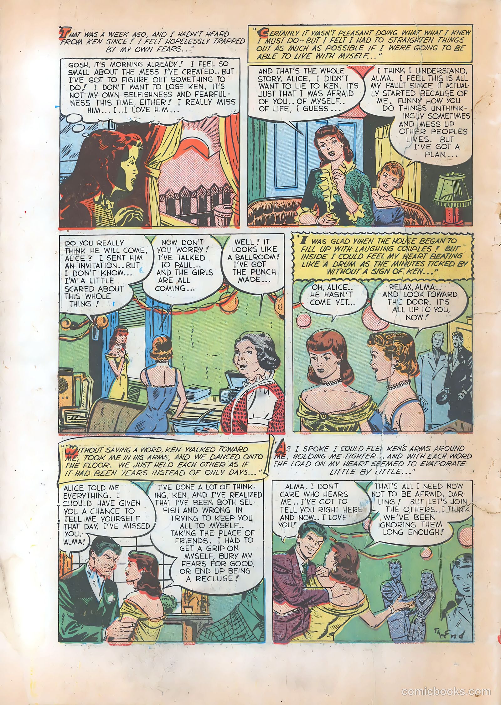 Pictorial Romances #8 — page 18 of 36