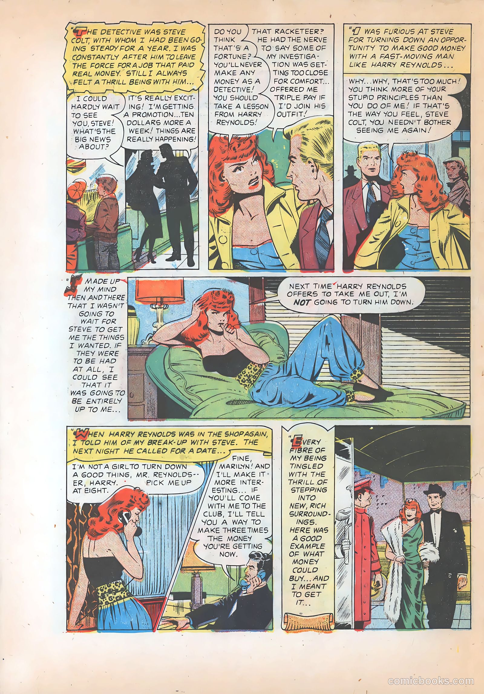 Pictorial Romances #8 — page 20 of 36