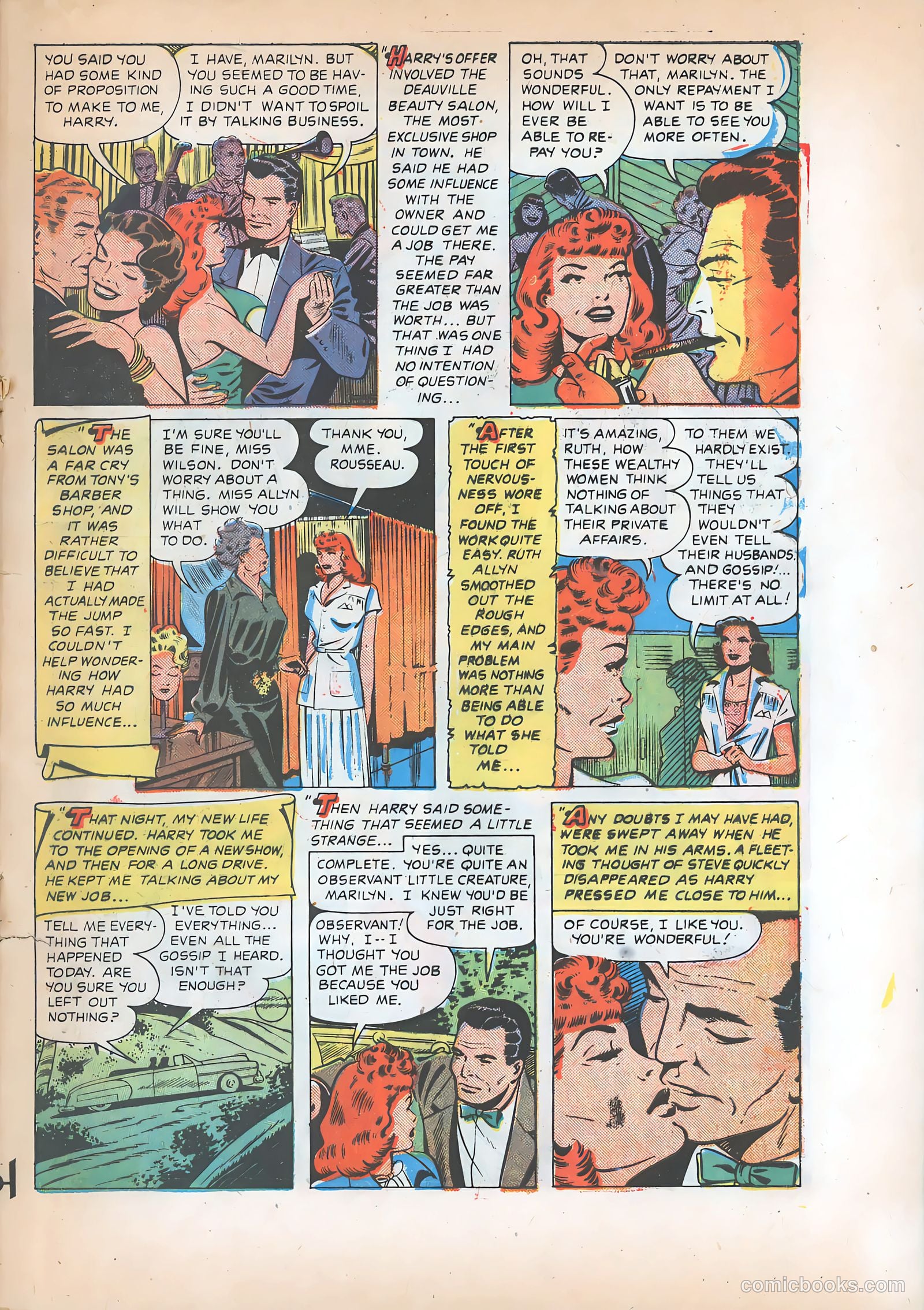 Pictorial Romances #8 — page 21 of 36