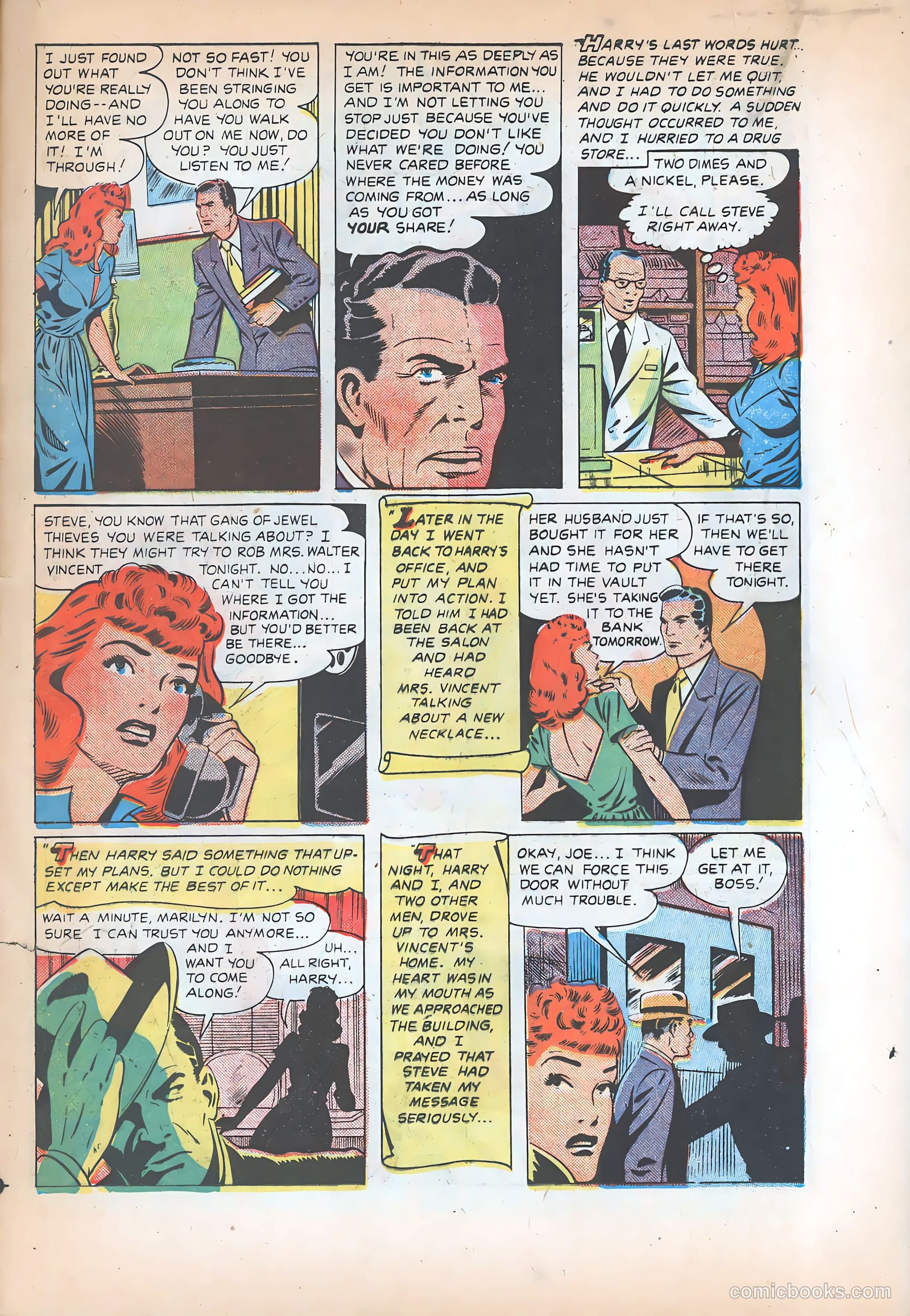 Pictorial Romances #8 — page 25 of 36