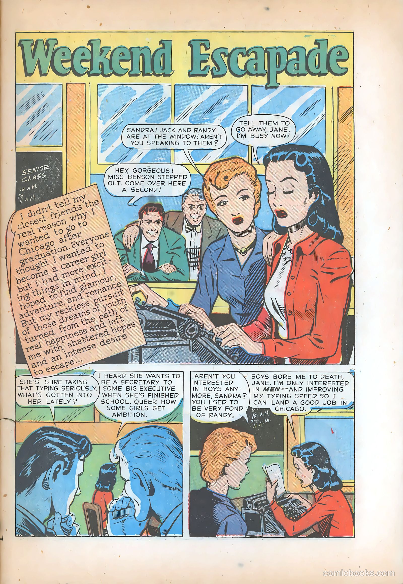 Pictorial Romances #8 — page 27 of 36