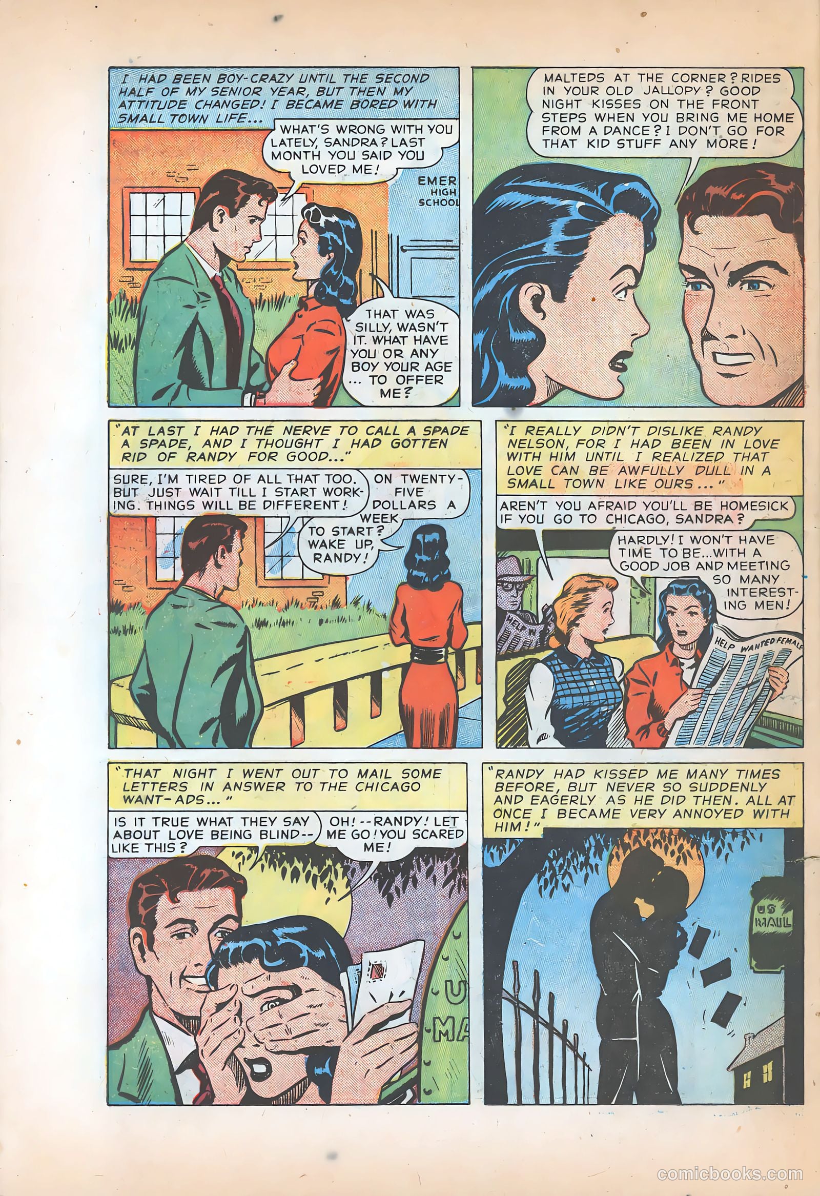 Pictorial Romances #8 — page 28 of 36
