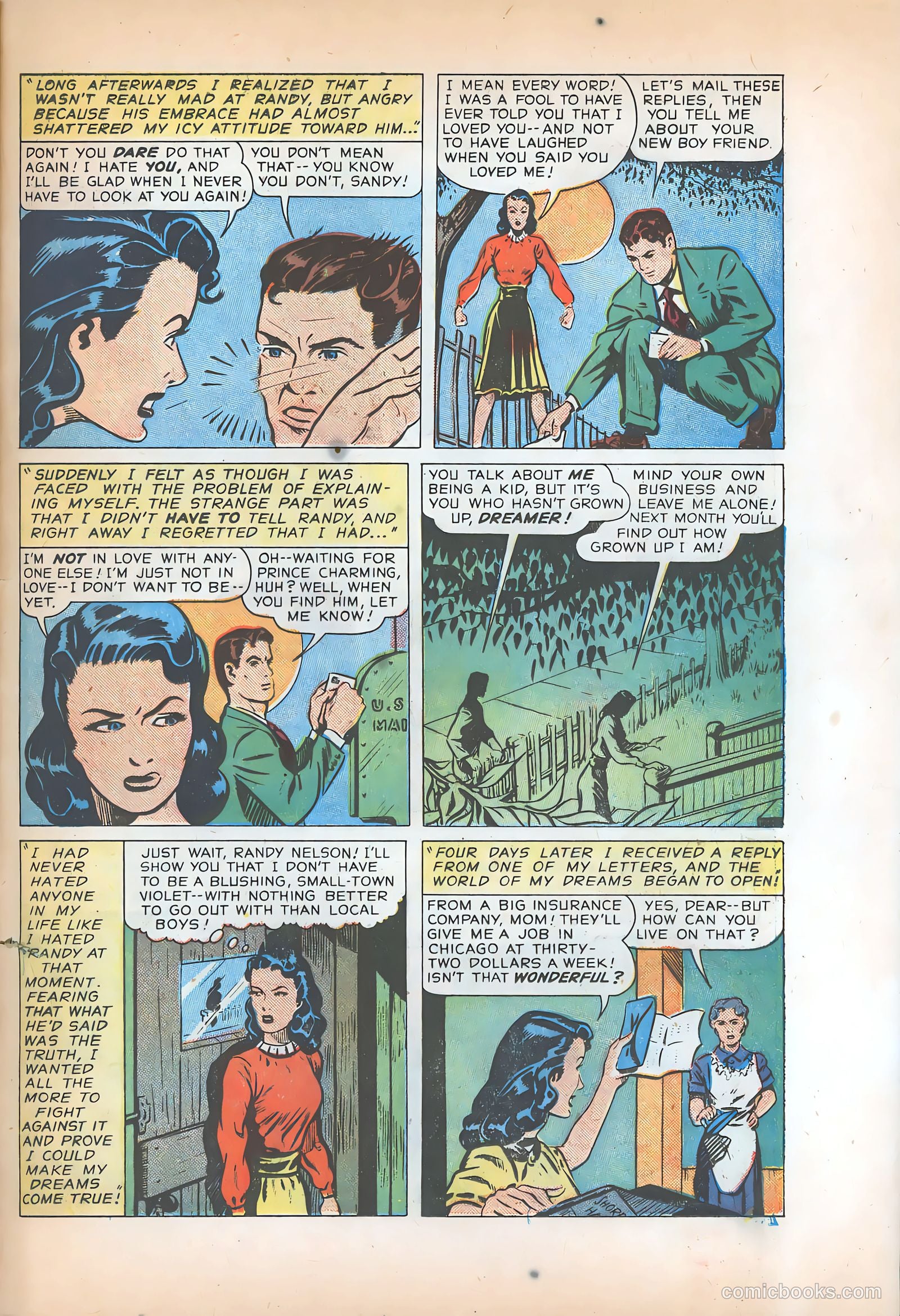 Pictorial Romances #8 — page 29 of 36