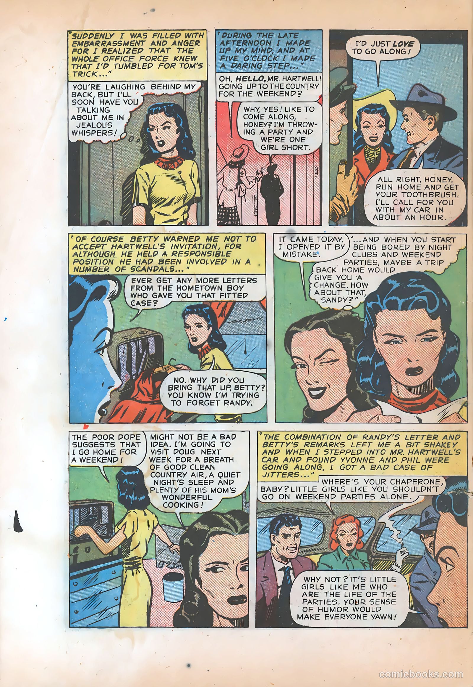 Pictorial Romances #8 — page 32 of 36