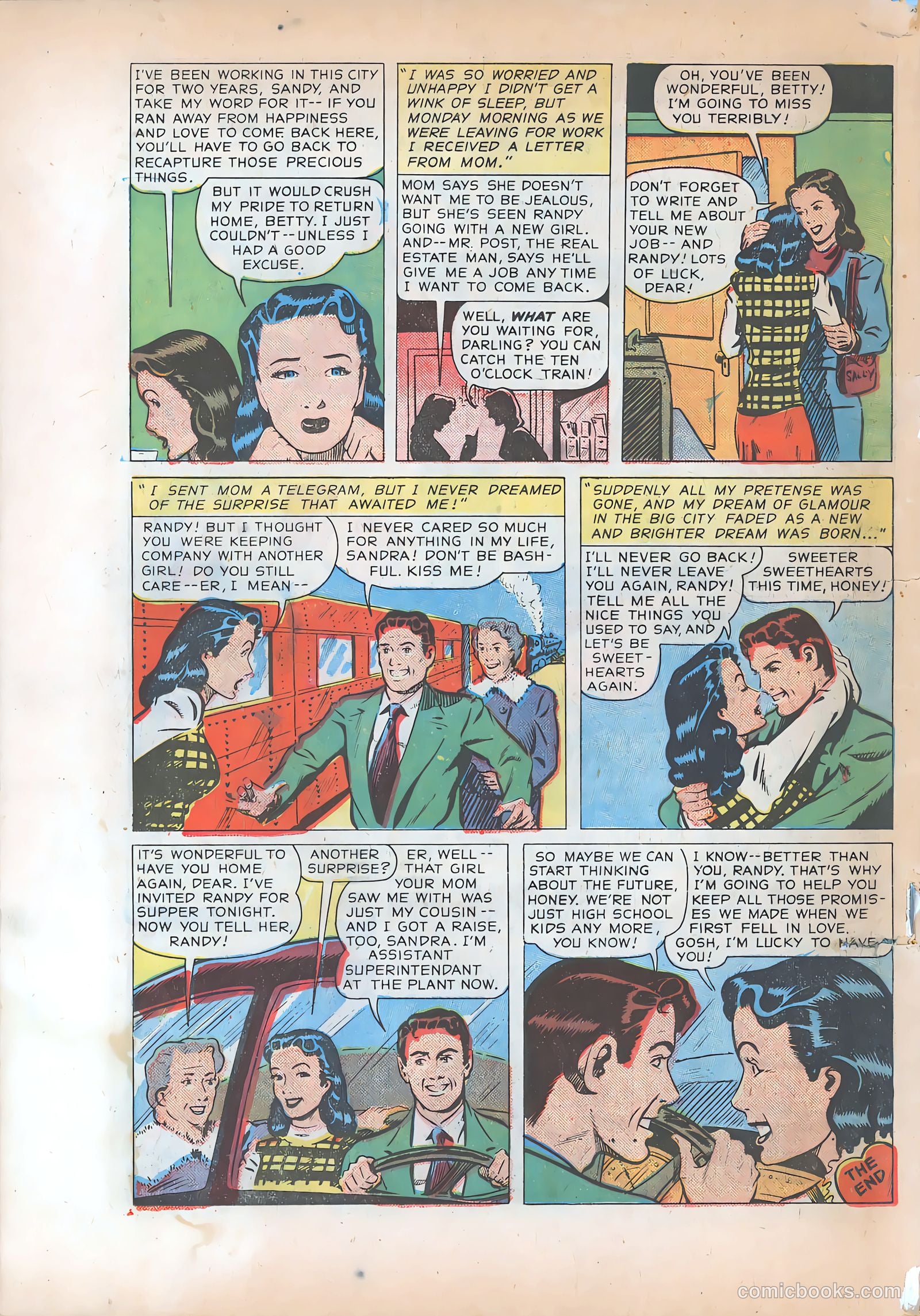Pictorial Romances #8 — page 34 of 36