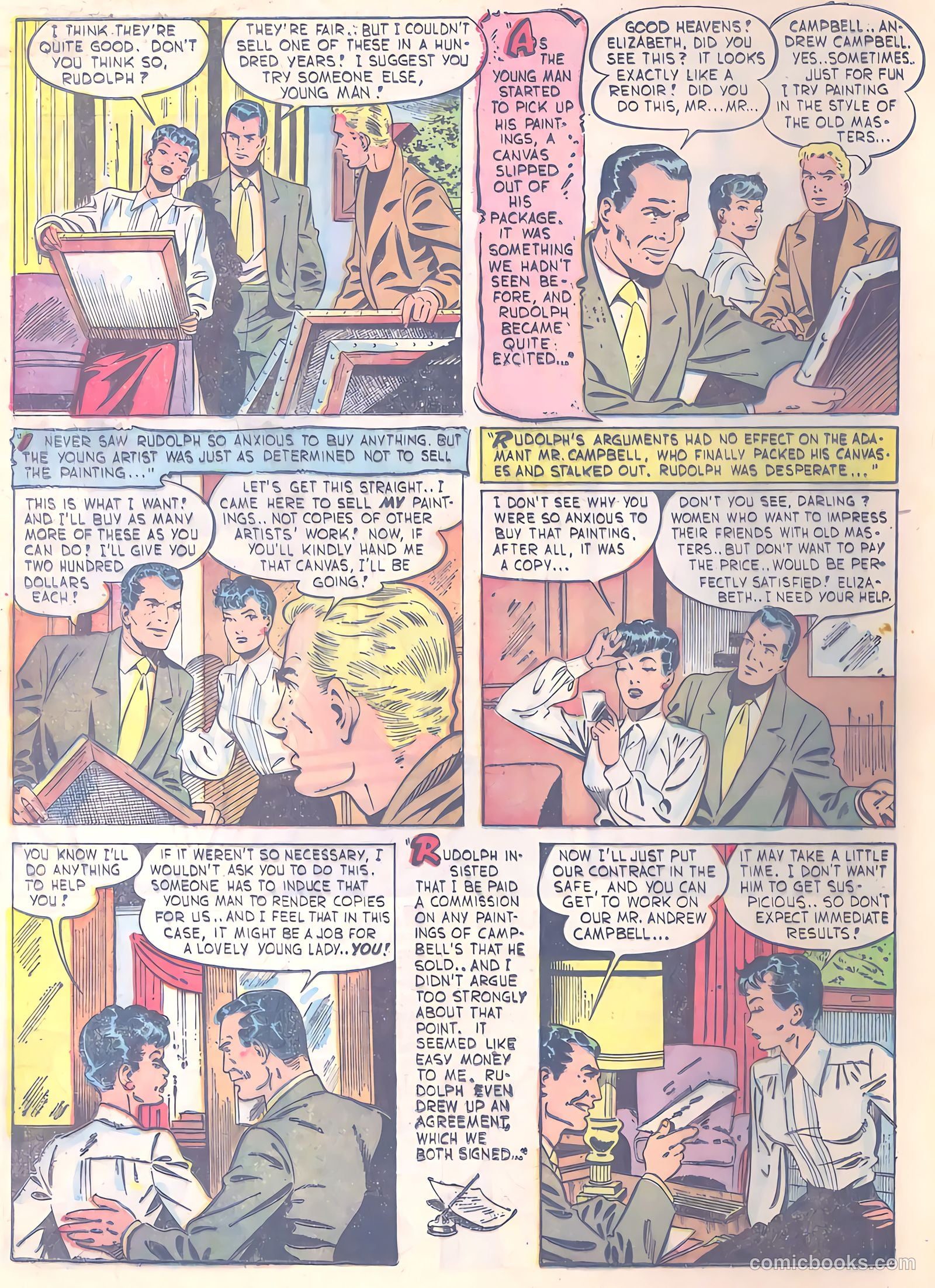 Pictorial Romances #9 — page 4 of 36