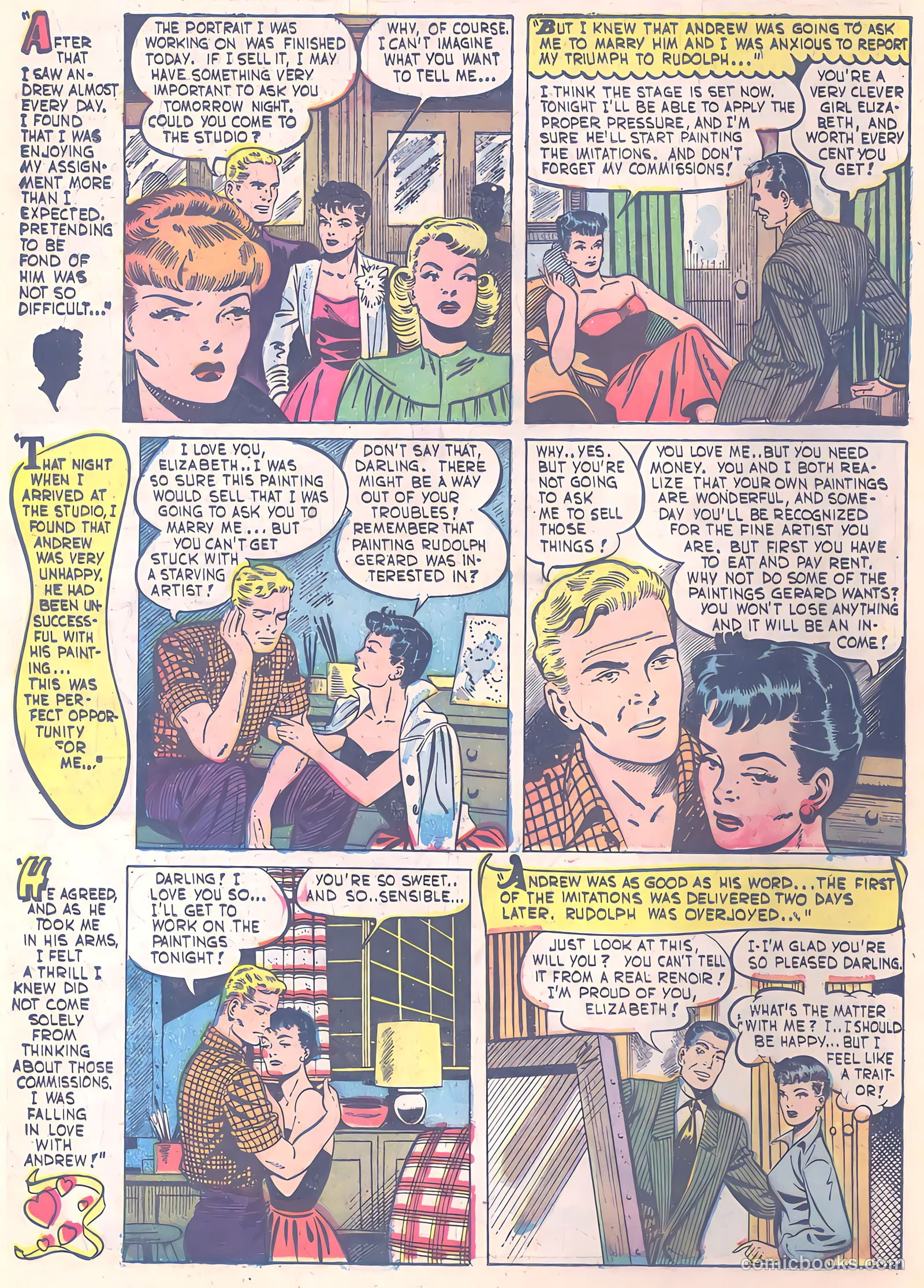 Pictorial Romances #9 — page 6 of 36