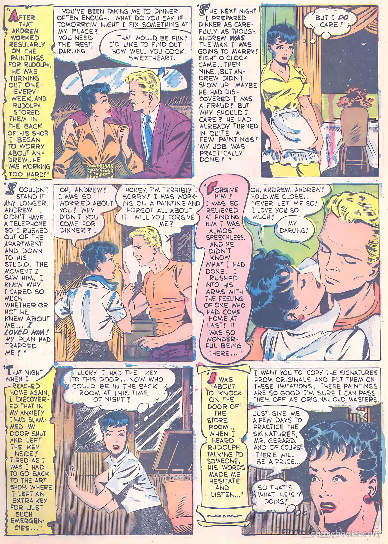 Pictorial Romances #9 — page 7 of 36