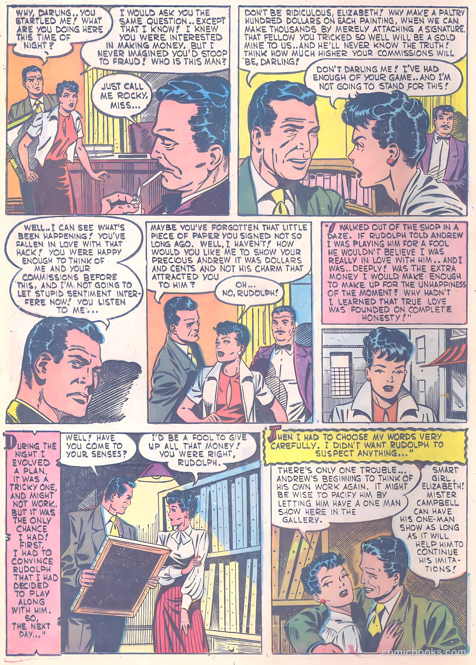 Pictorial Romances #9 — page 8 of 36