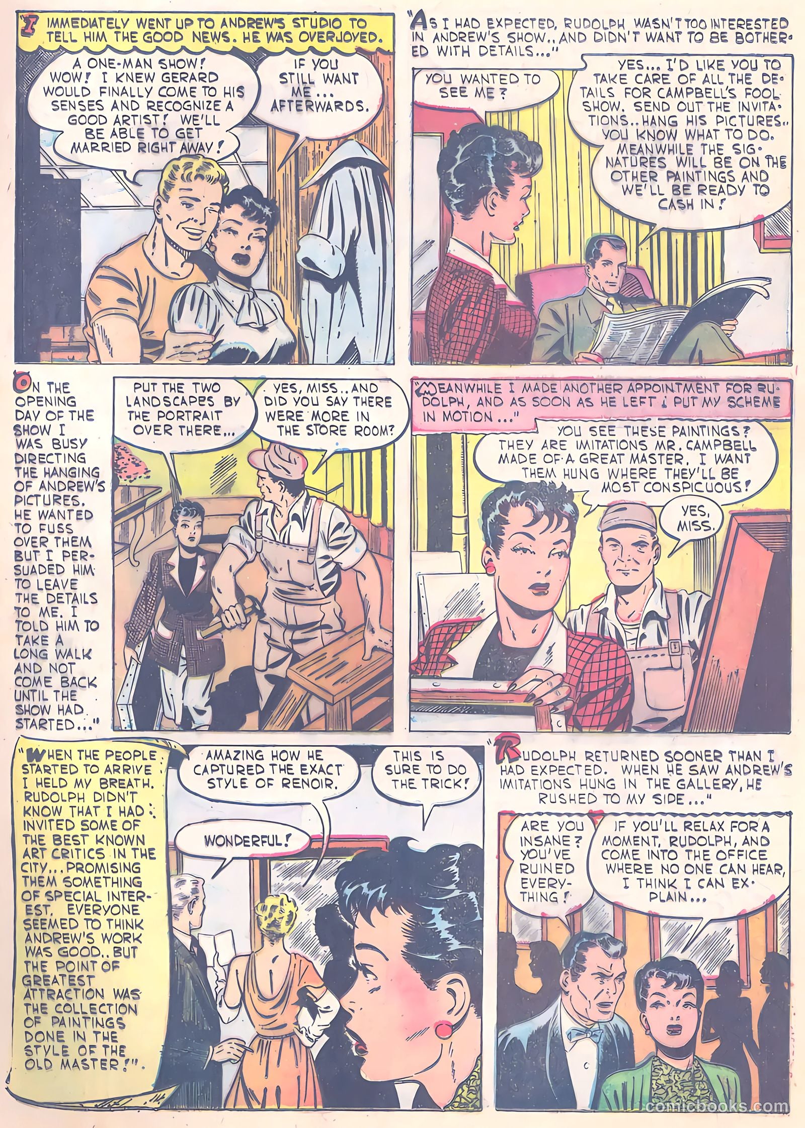 Pictorial Romances #9 — page 9 of 36