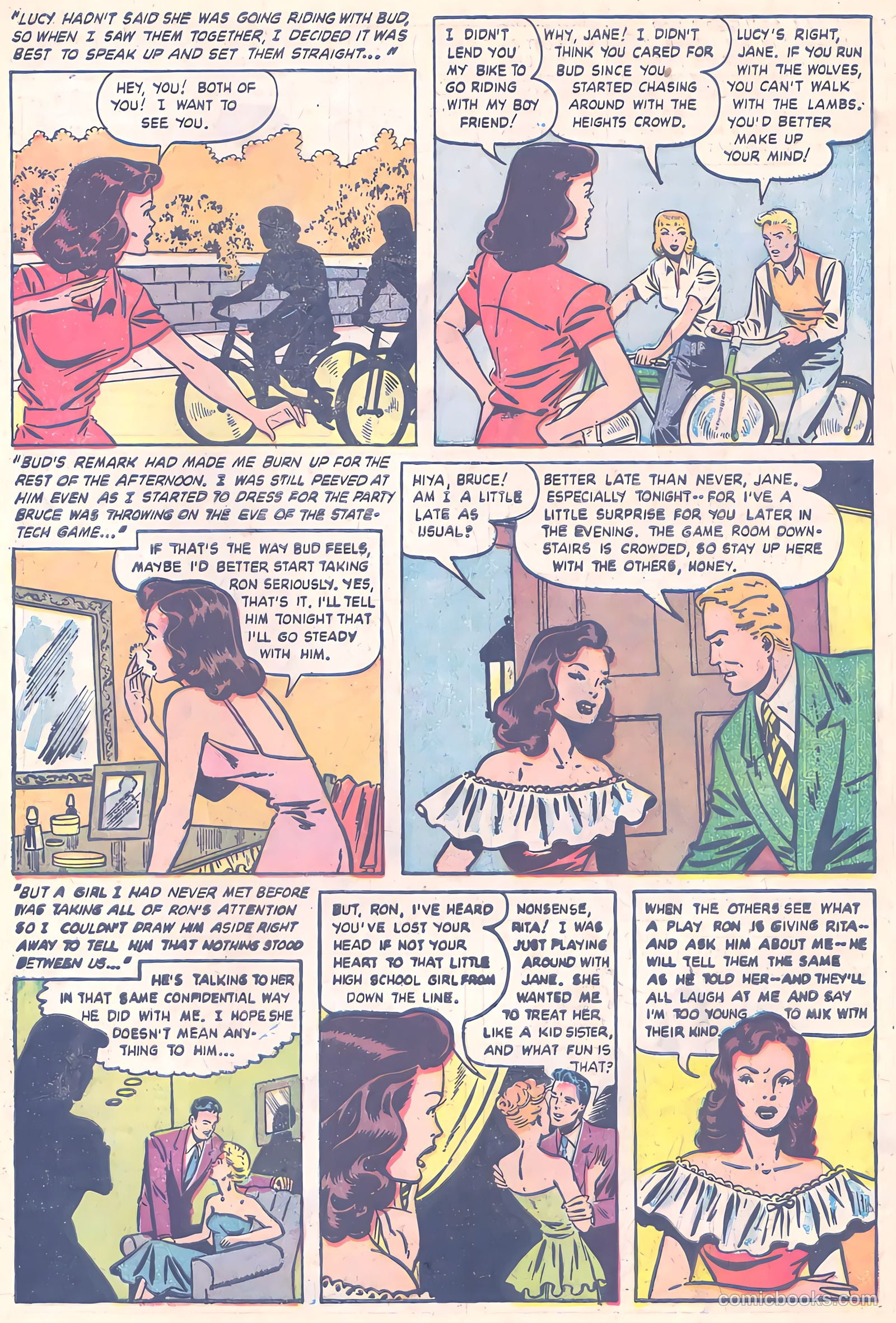 Pictorial Romances #9 — page 15 of 36