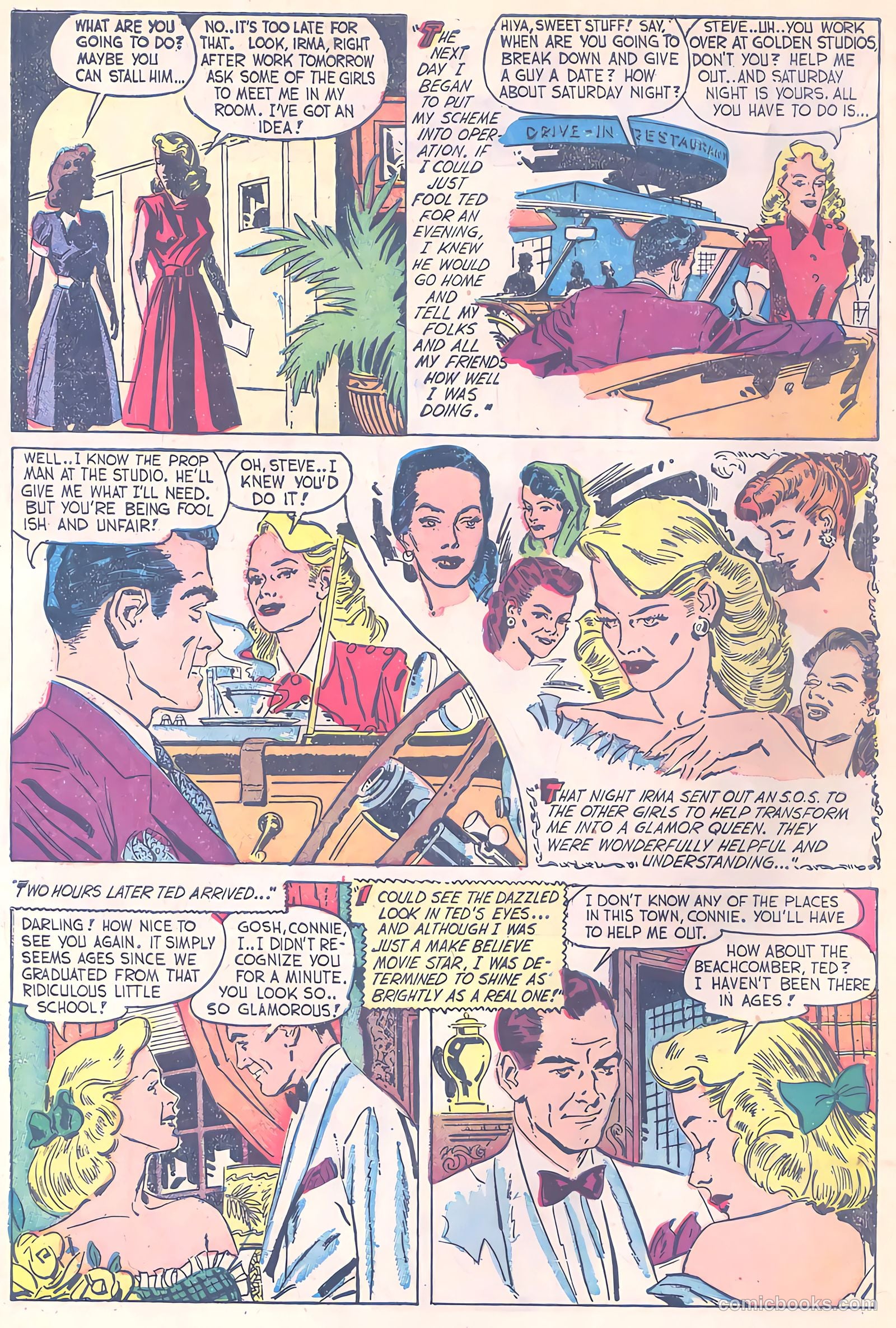 Pictorial Romances #9 — page 18 of 36