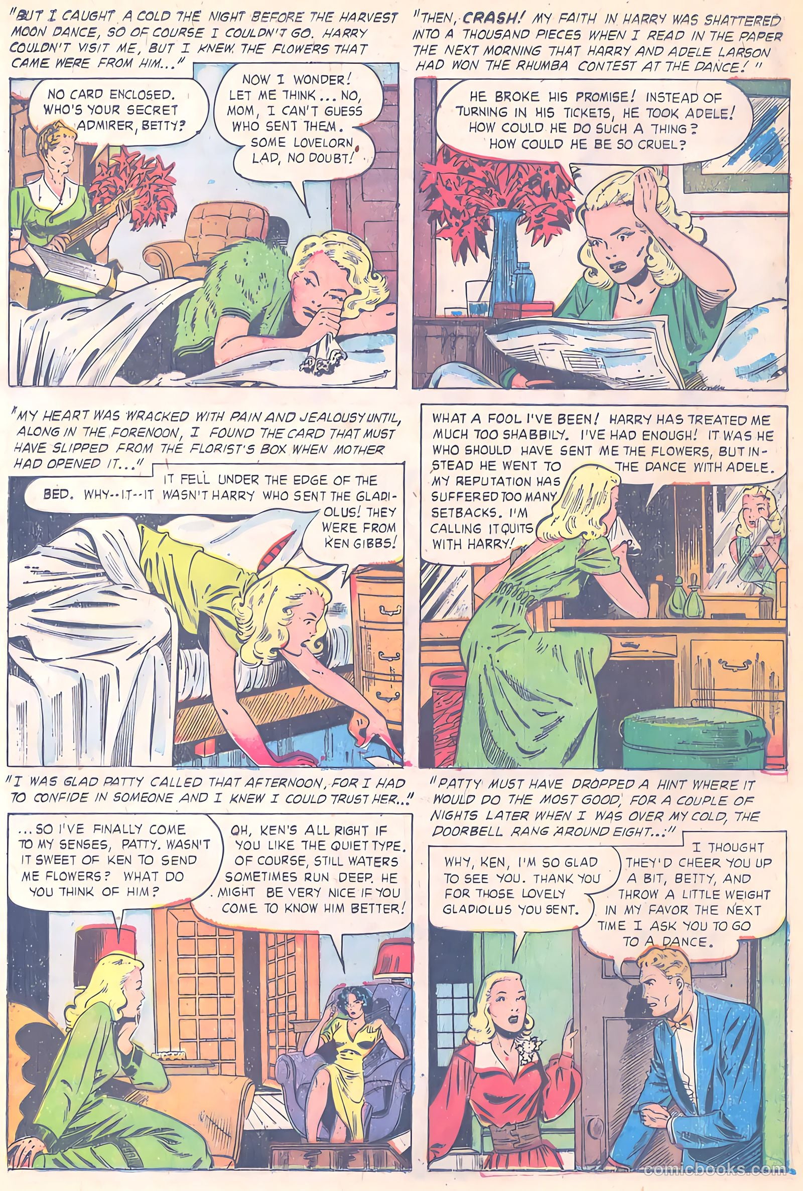 Pictorial Romances #9 — page 32 of 36