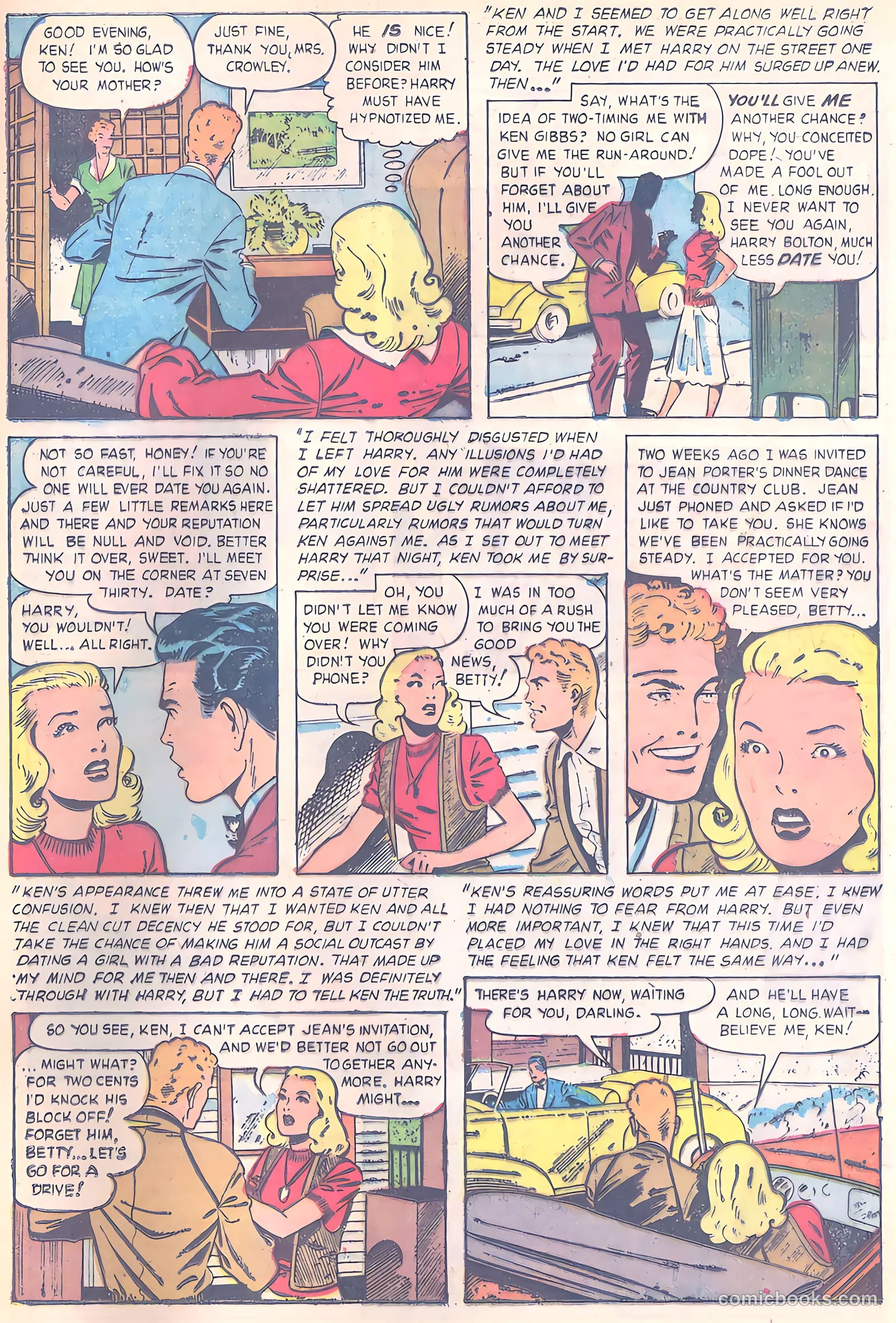 Pictorial Romances #9 — page 33 of 36