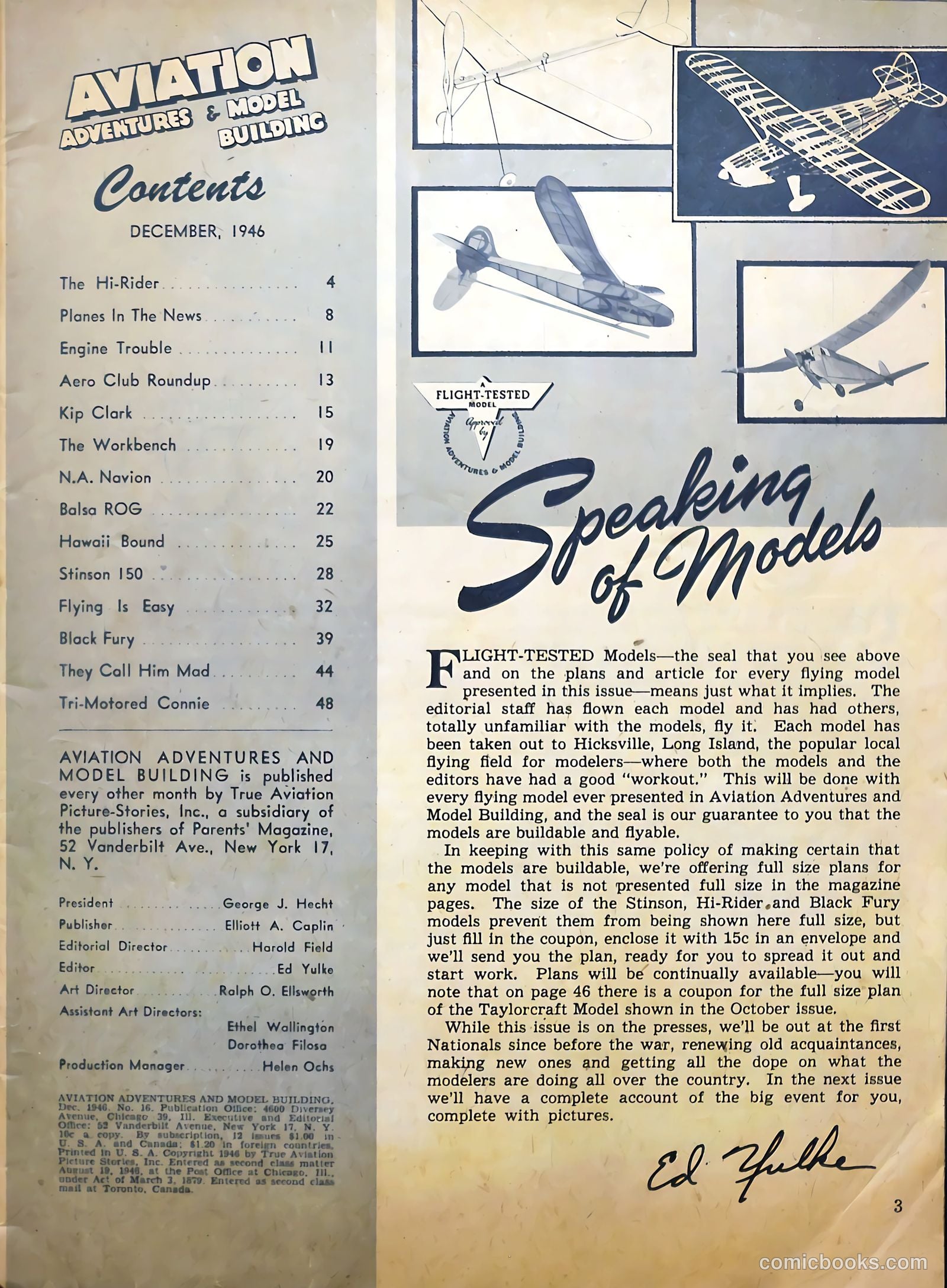 Aviation Adventures and Model Building #16 — page 3 of 51