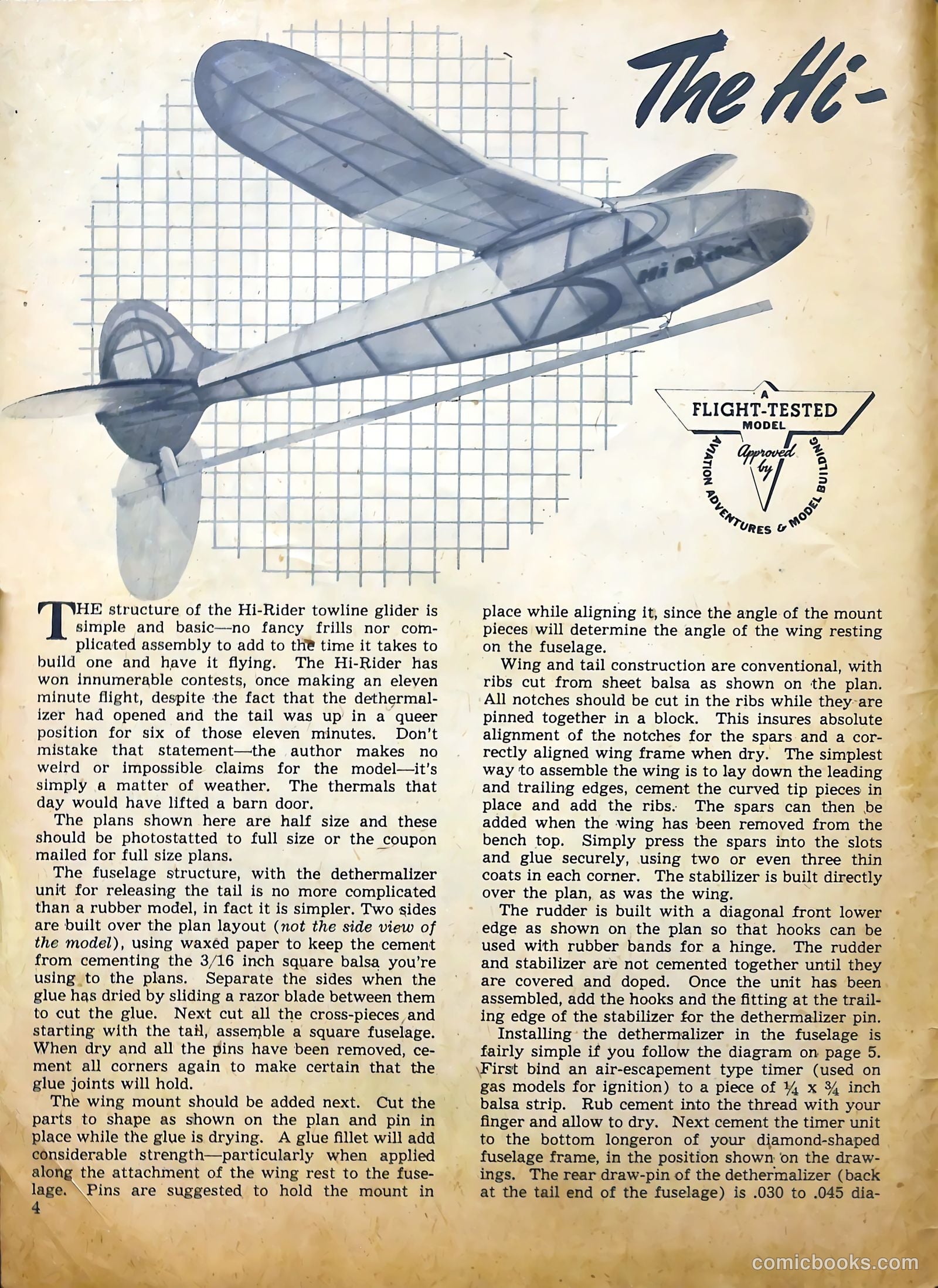 Aviation Adventures and Model Building #16 — page 4 of 51