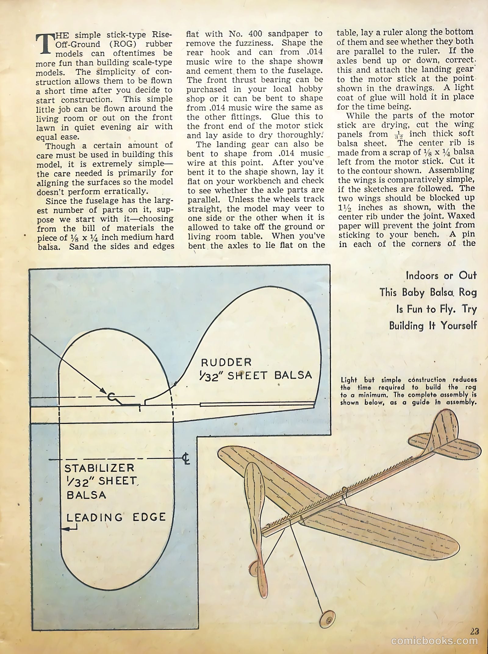 Aviation Adventures and Model Building #16 — page 23 of 51