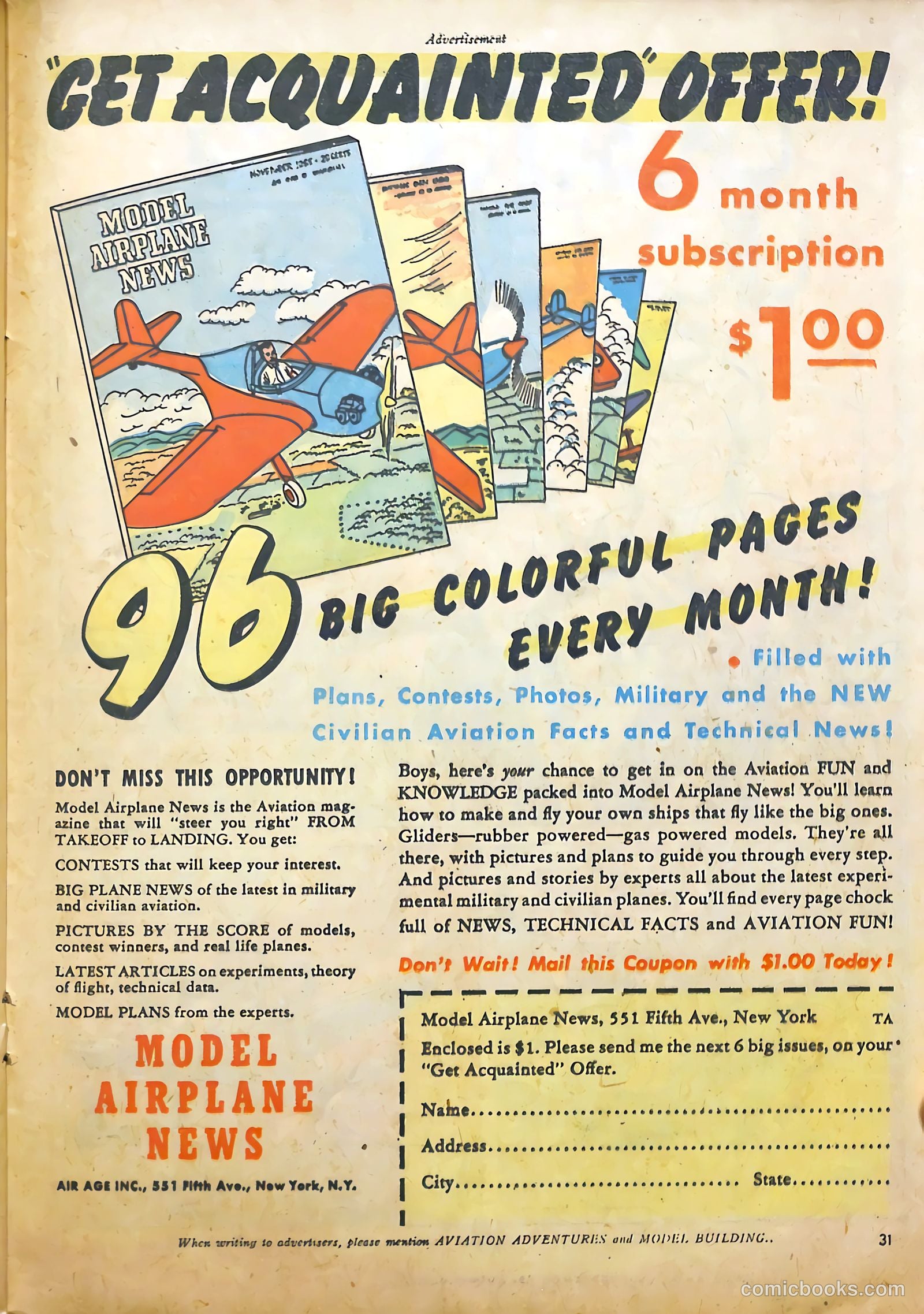 Aviation Adventures and Model Building #16 — page 31 of 51