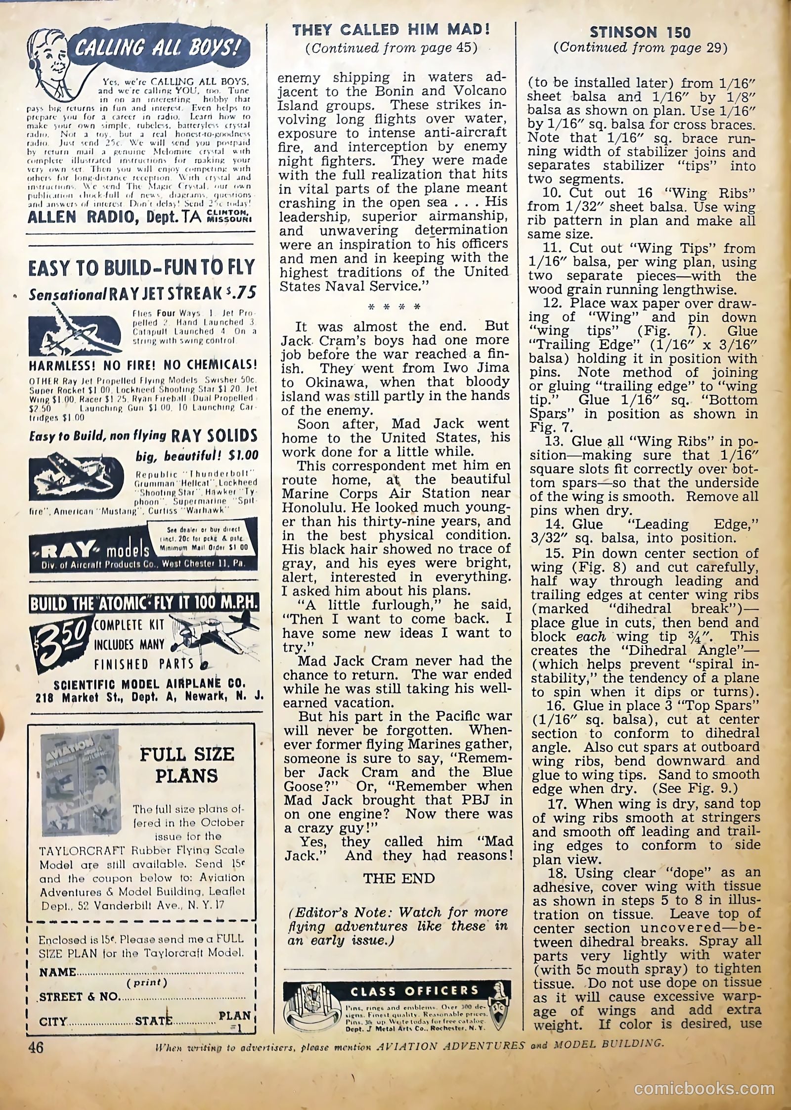 Aviation Adventures and Model Building #16 — page 45 of 51